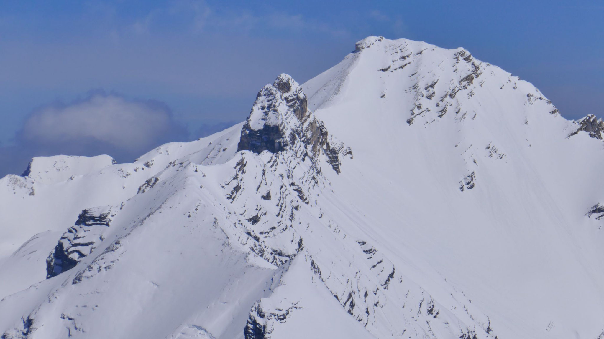 Gr. Seekarspitze, davor die Spitzhüttenköpfe