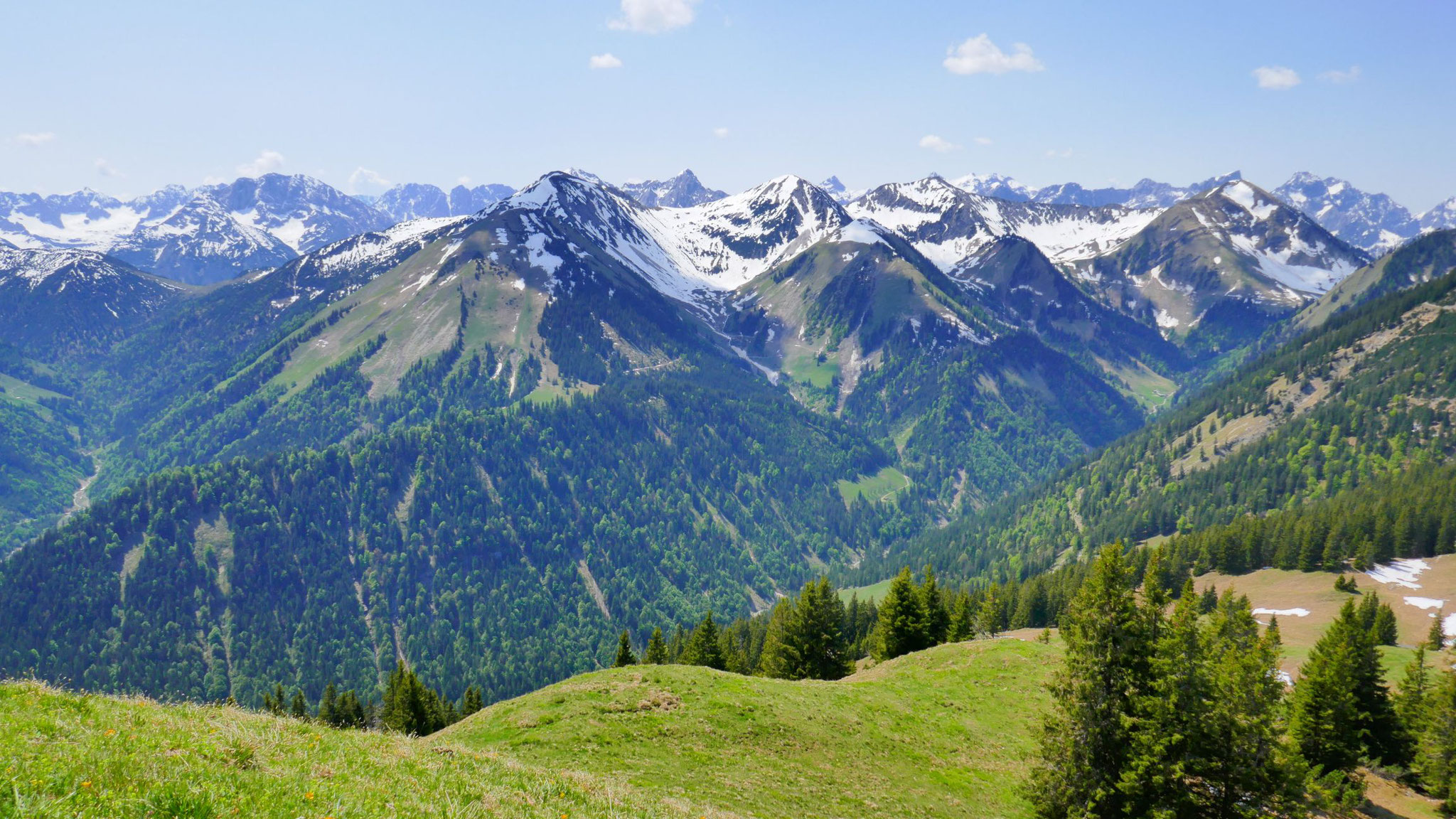 Karwendel-Vorberge im Süden