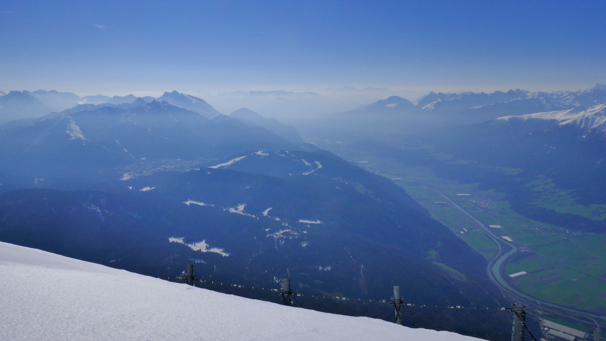 Richtung Seefeld und Innsbruck