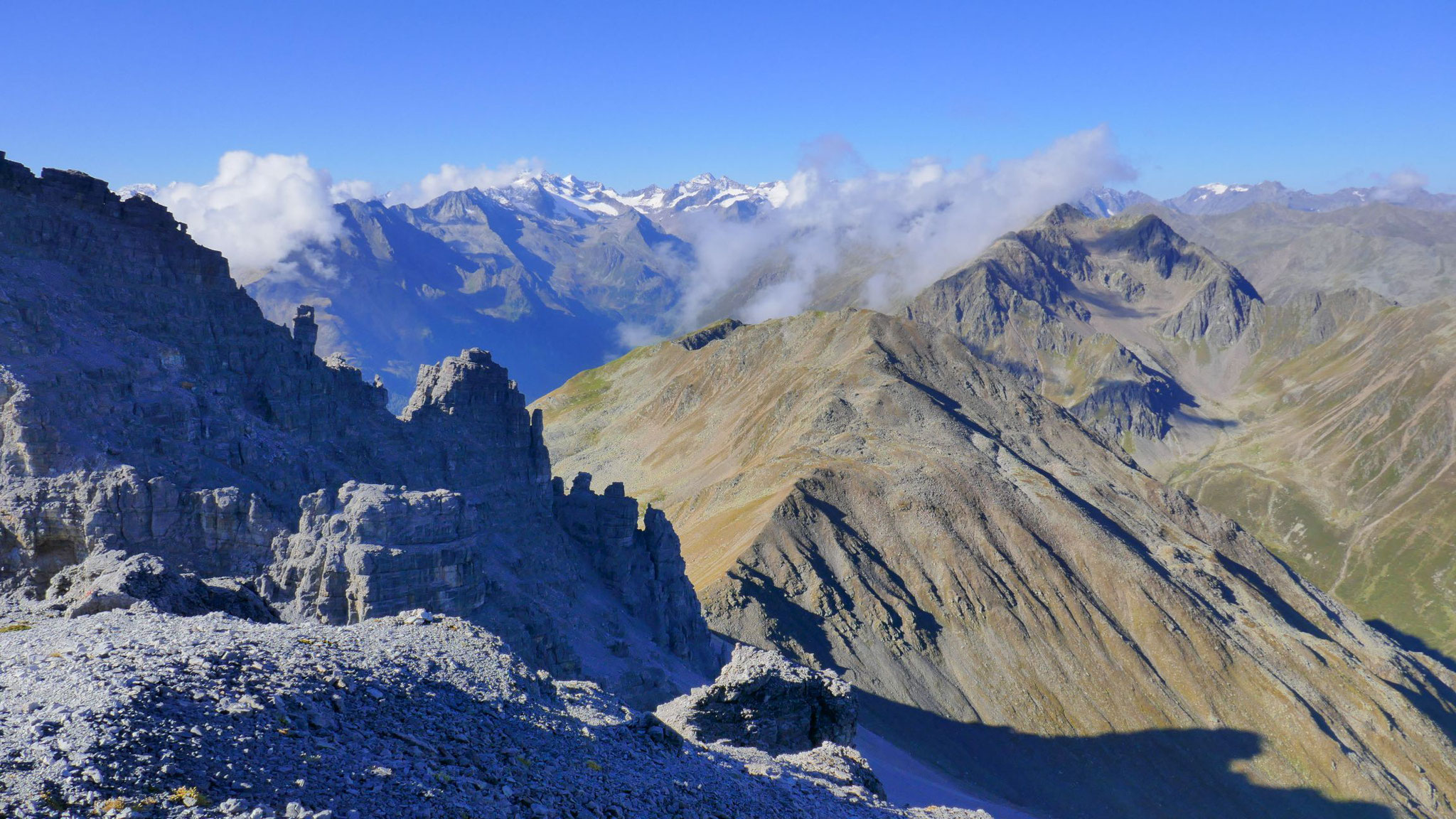 Über Gamskogel und Schwarzhorn in die Alpeiner Berge