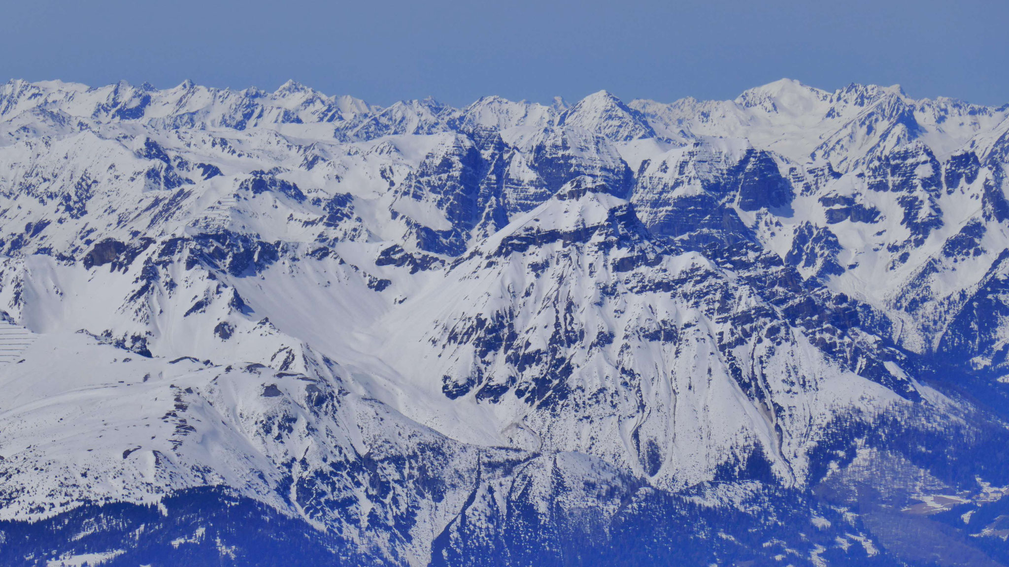 Serles vor Kalkkögeln bis zum Pirchkogel