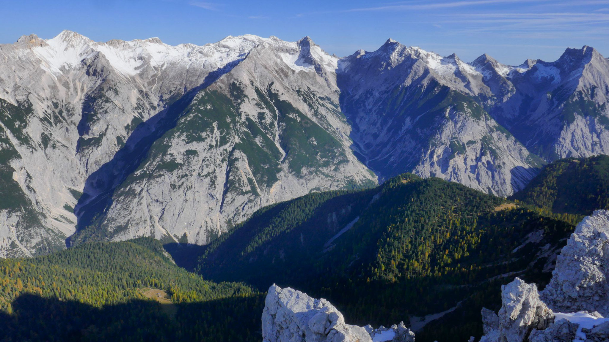 Hinterautal mit Birkkarspitze & co.