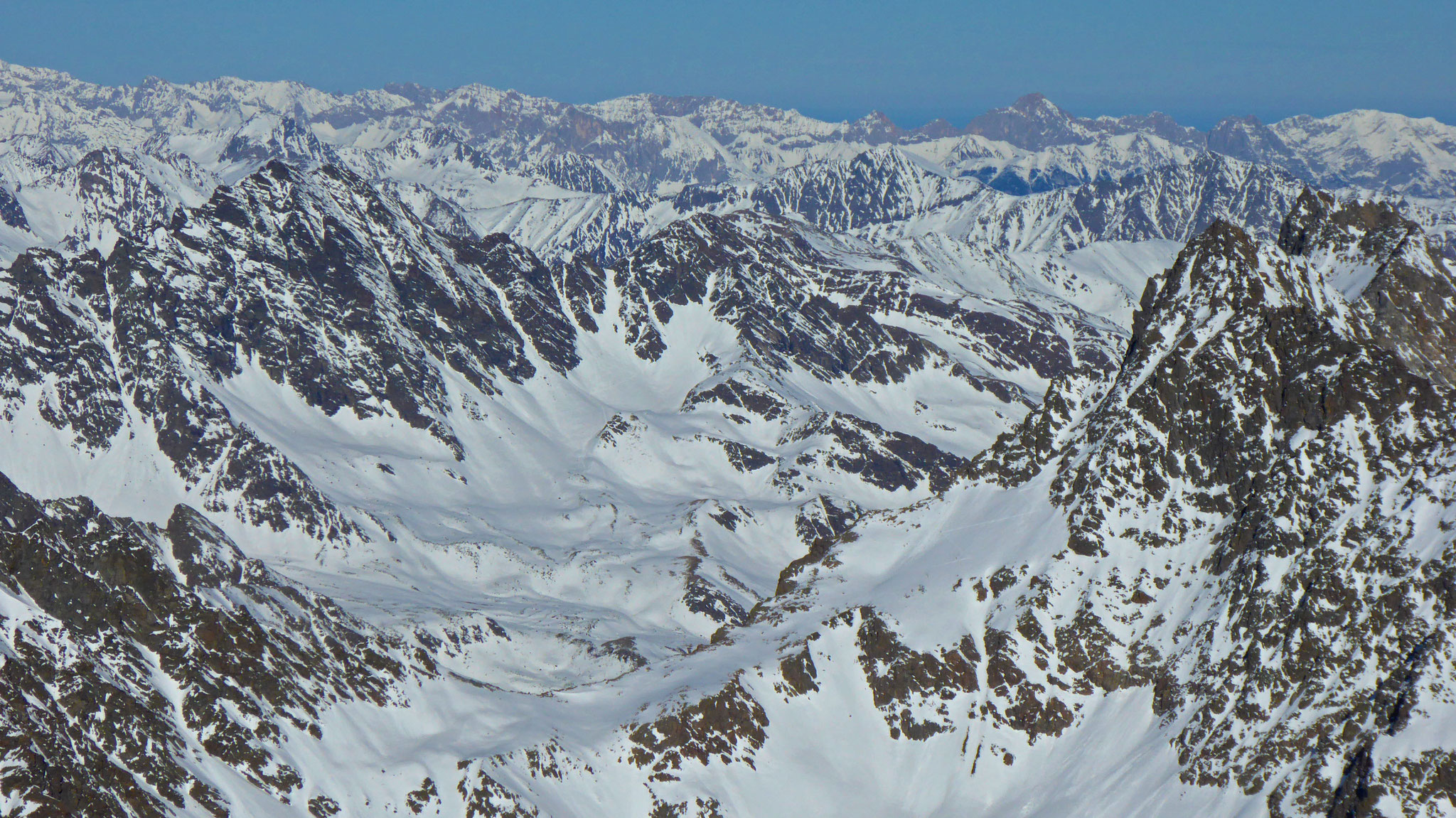 Längentaljoch, rechts Hinterer Brunnenkogel