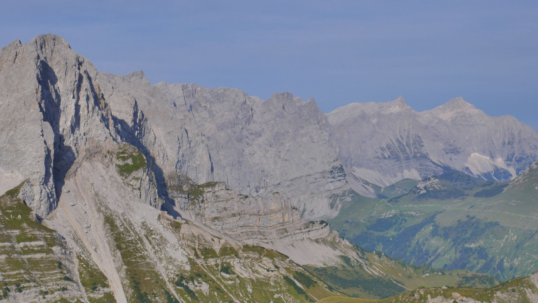 Hinterautalkette zwischen Lamsen- und Birkkarspitze