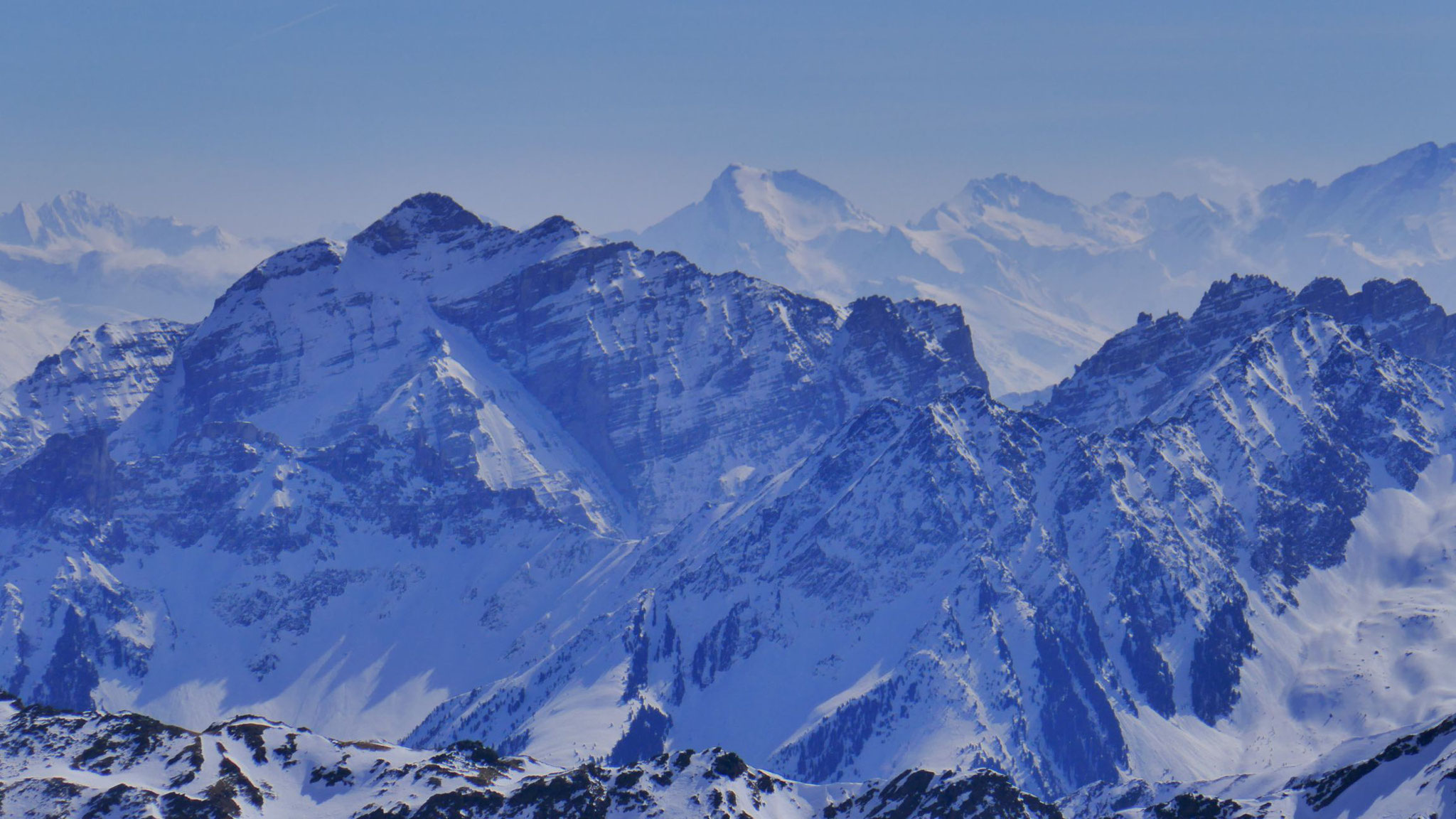 Kirchdachspitze vor Grabspitze