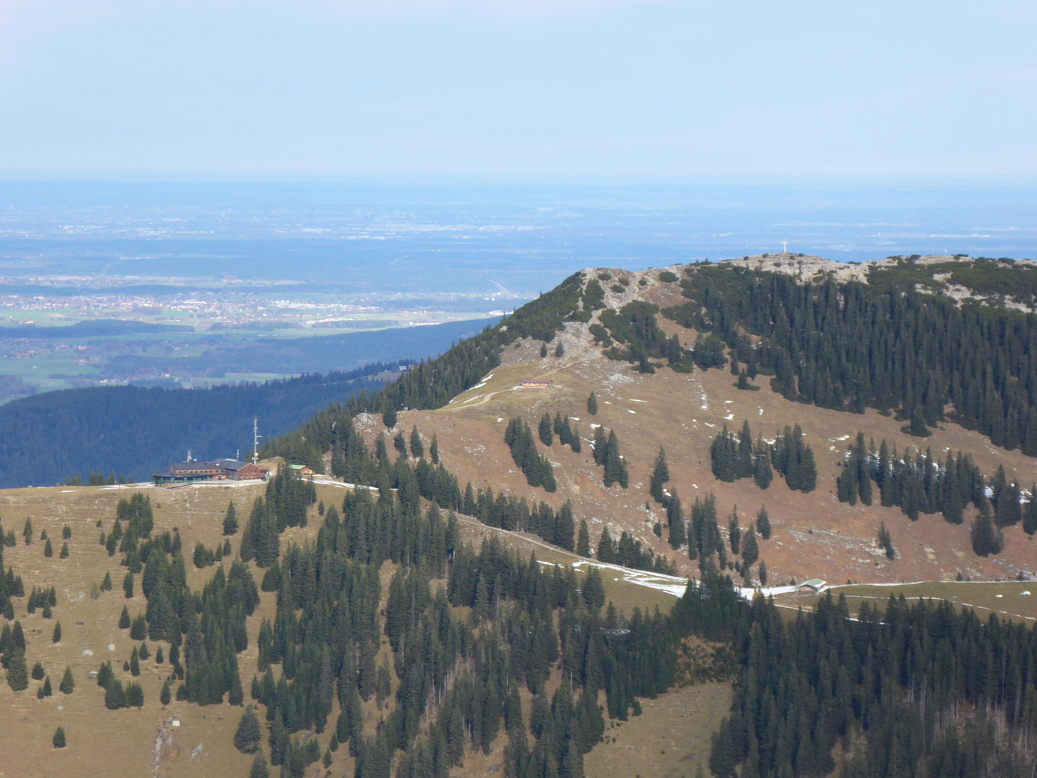 Wallberg, im Hintergrund München