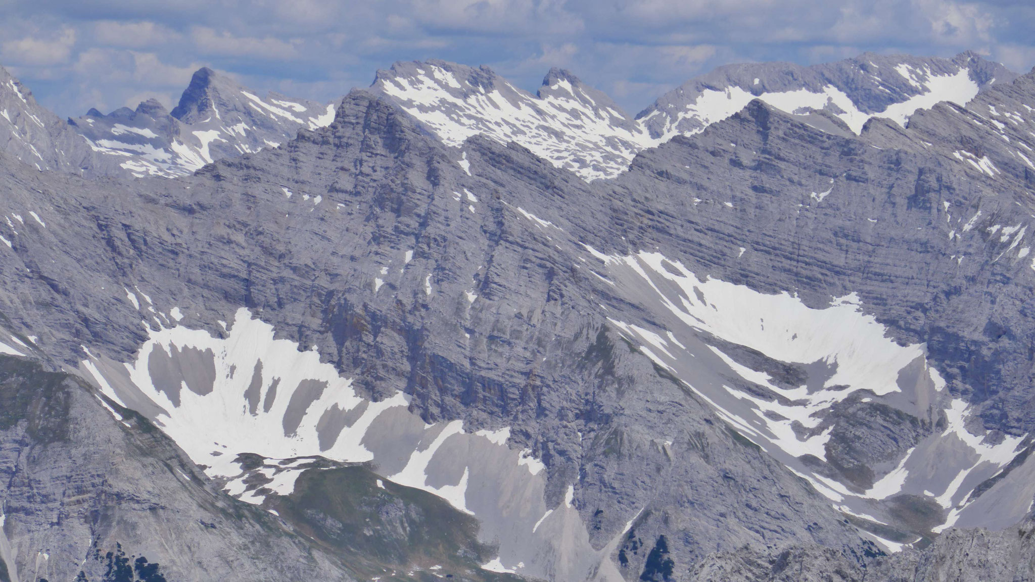 Kaskarspitze vor Roßlochumrahmung