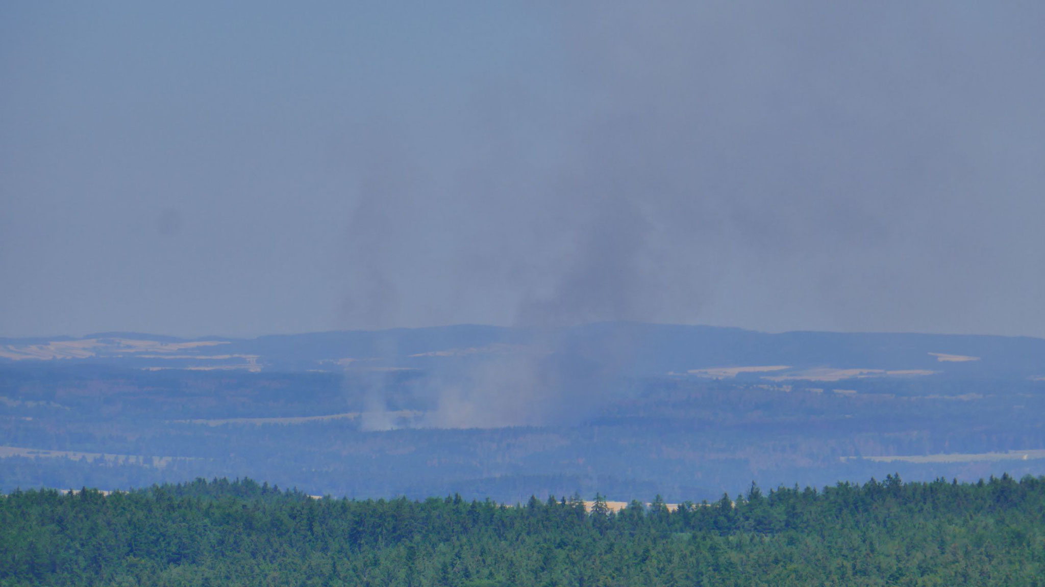 Waldbrände am Truppenübungsplatz Allentsteig