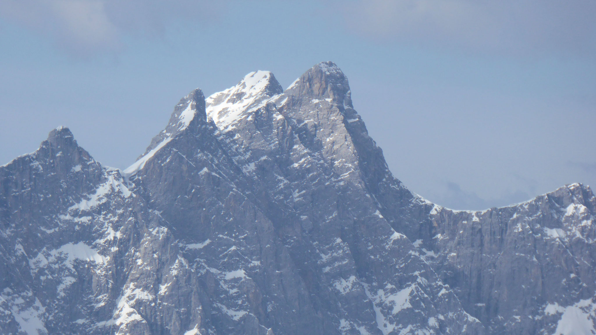 Westl. Ladizturm, Bockkarspitze und Sonnenspitzen