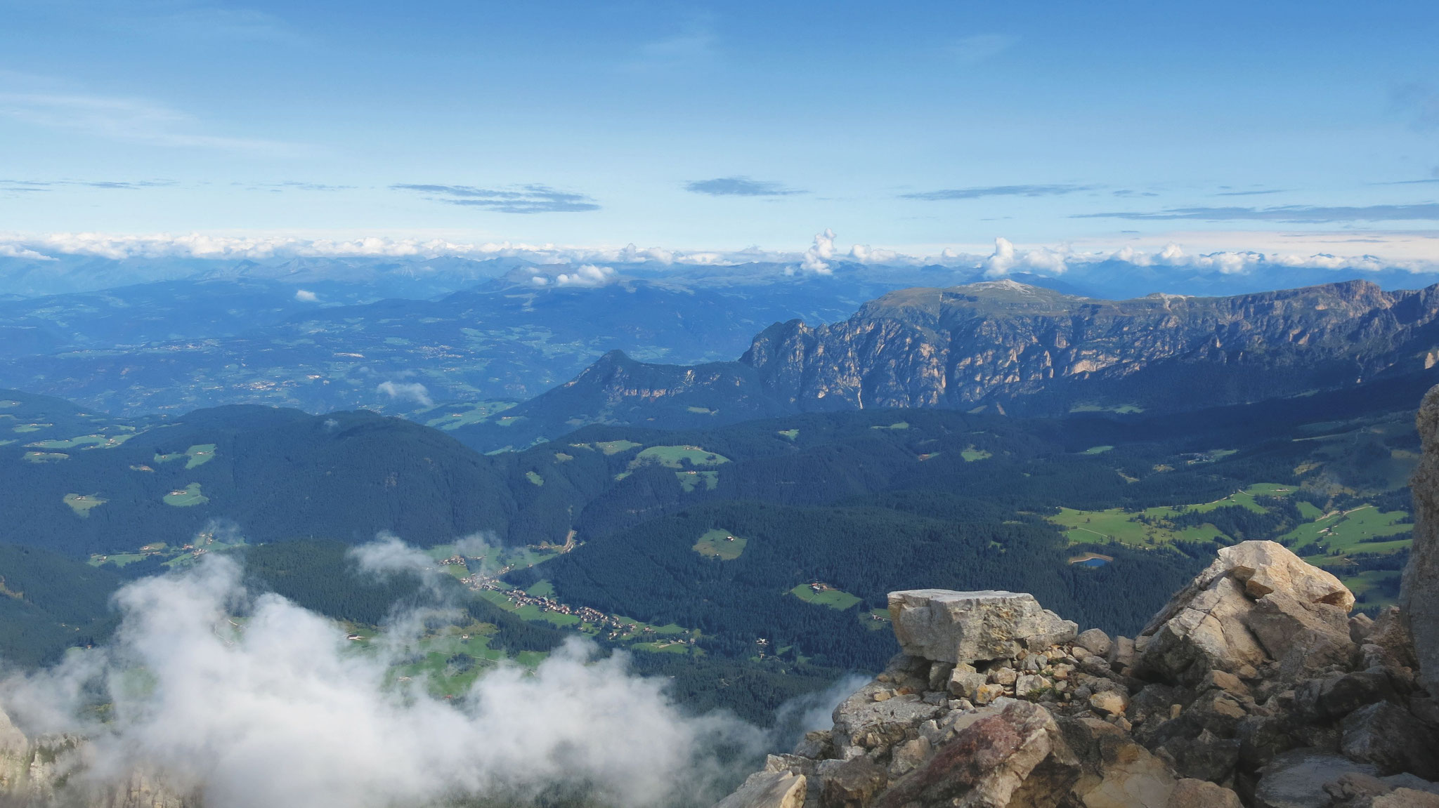 Schlern und Sarntaler Alpen im Norden