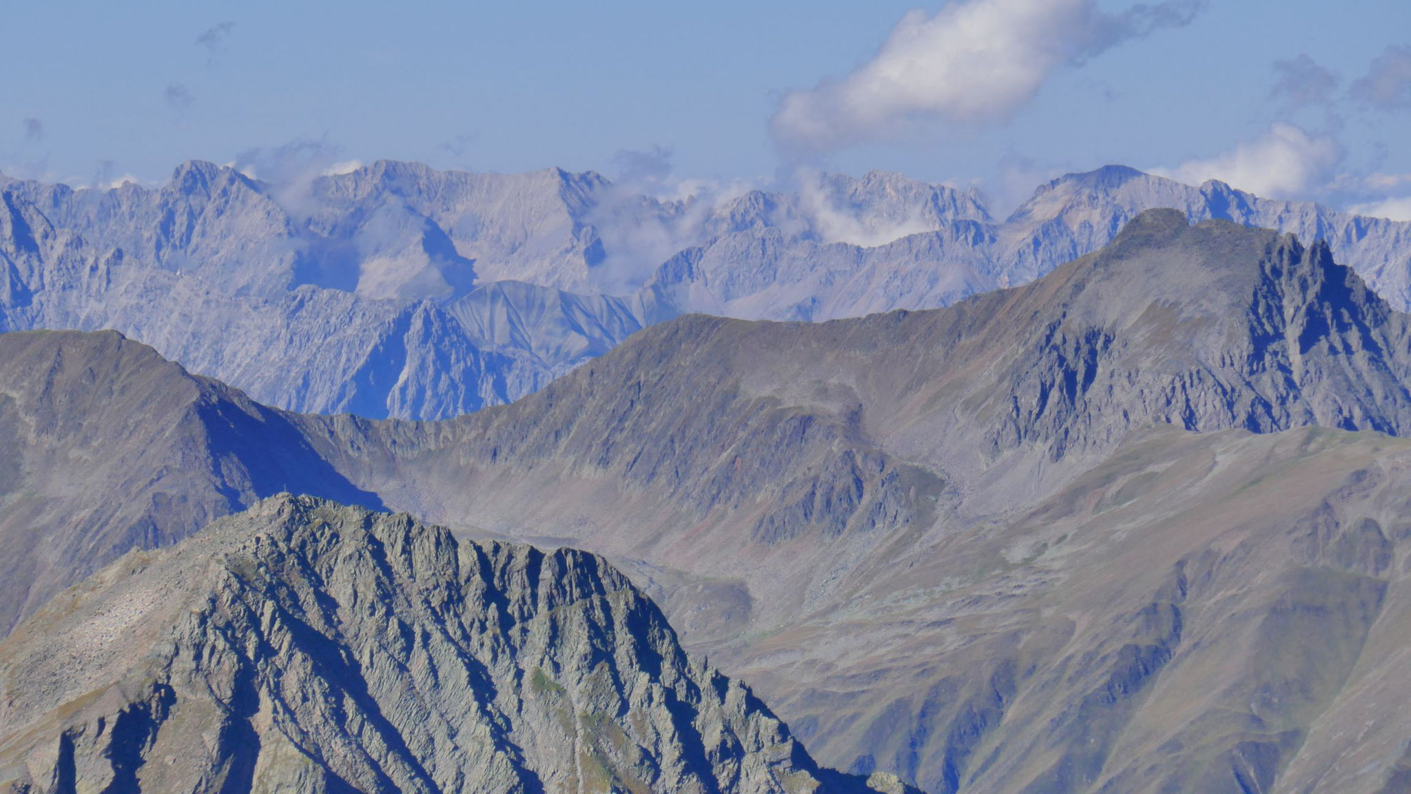 Wetterstein, rechts Rietzer Grieskogel