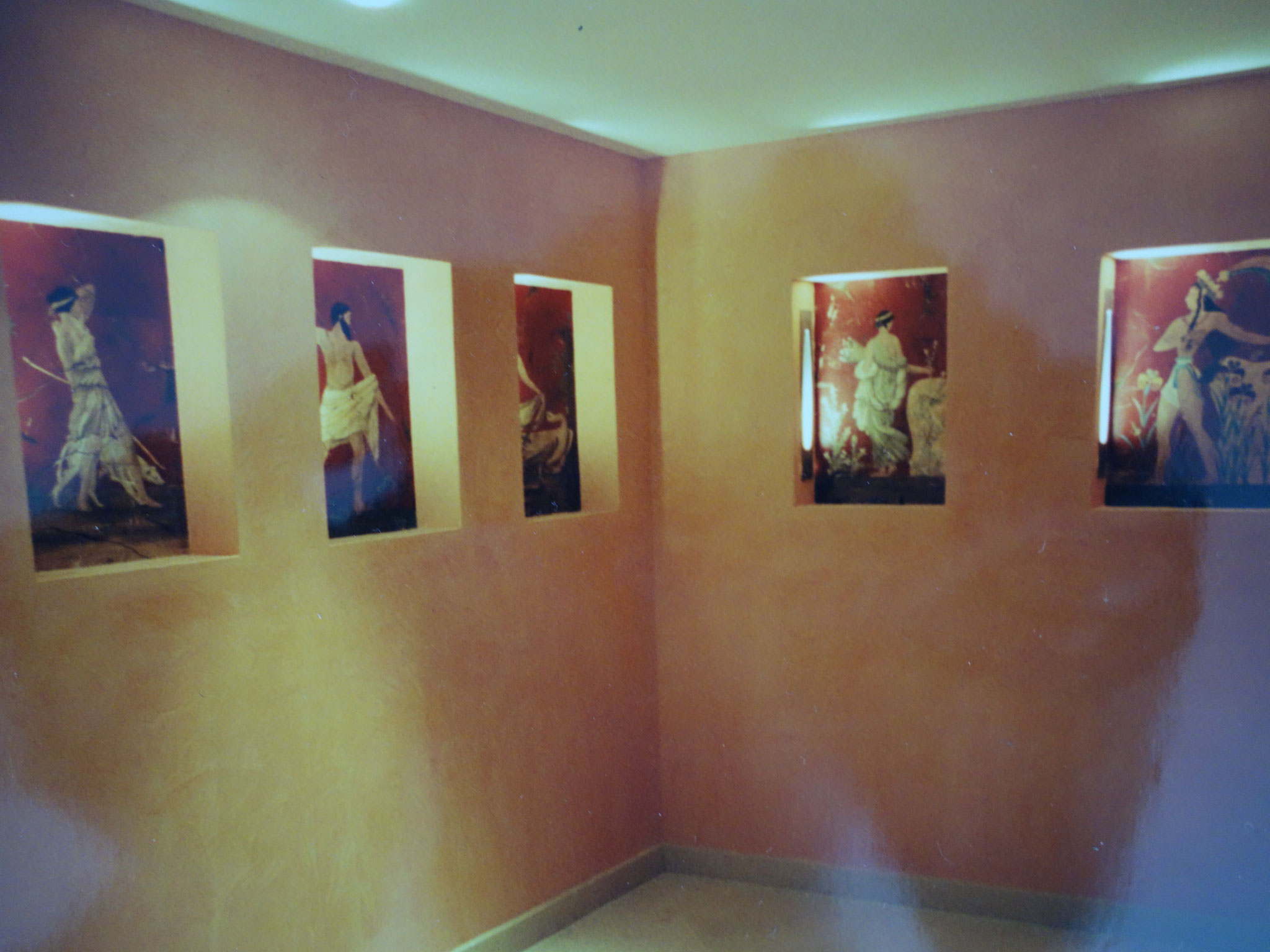Hall d'entrée : peinture sur le thème de la Grèce 