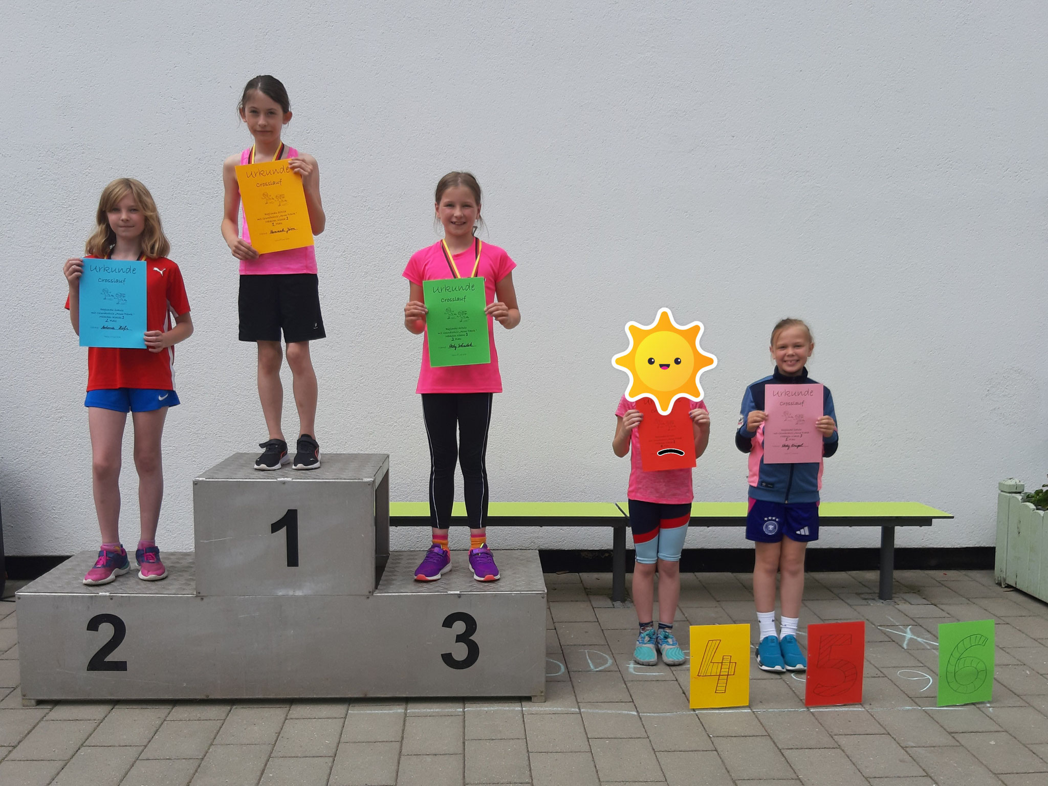 Sieger Mädchen Klasse 3