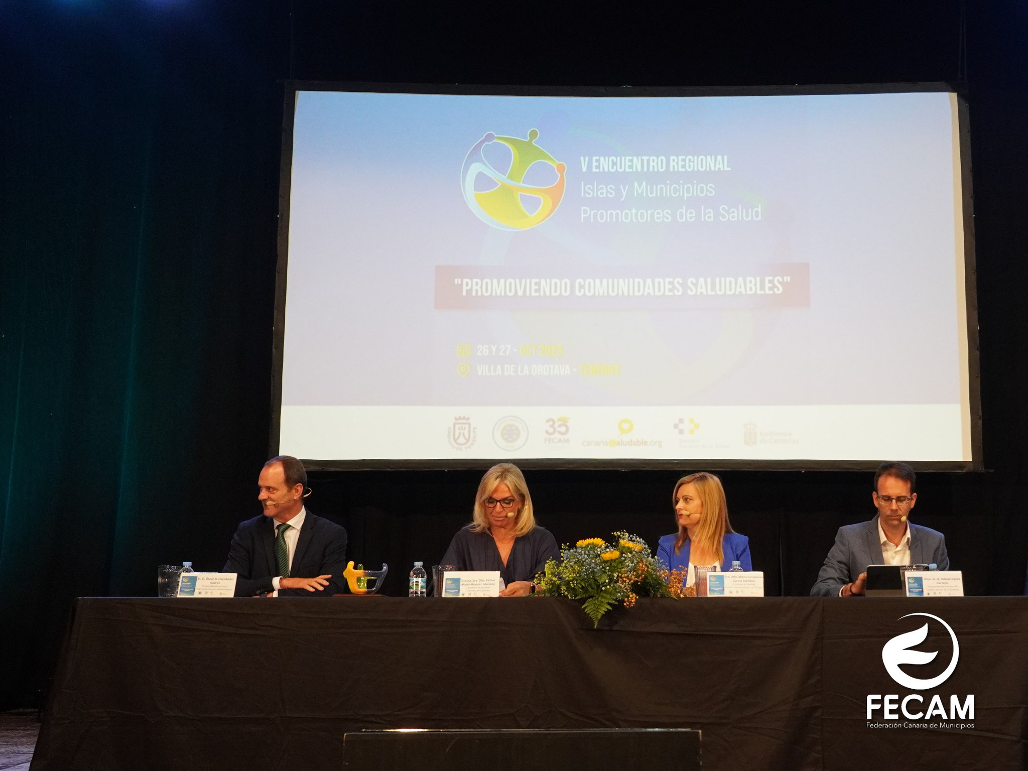 Acto inaugural - V Encuentro Regional de la Estrategia Canaria “Islas y municipios promotores de la Salud”