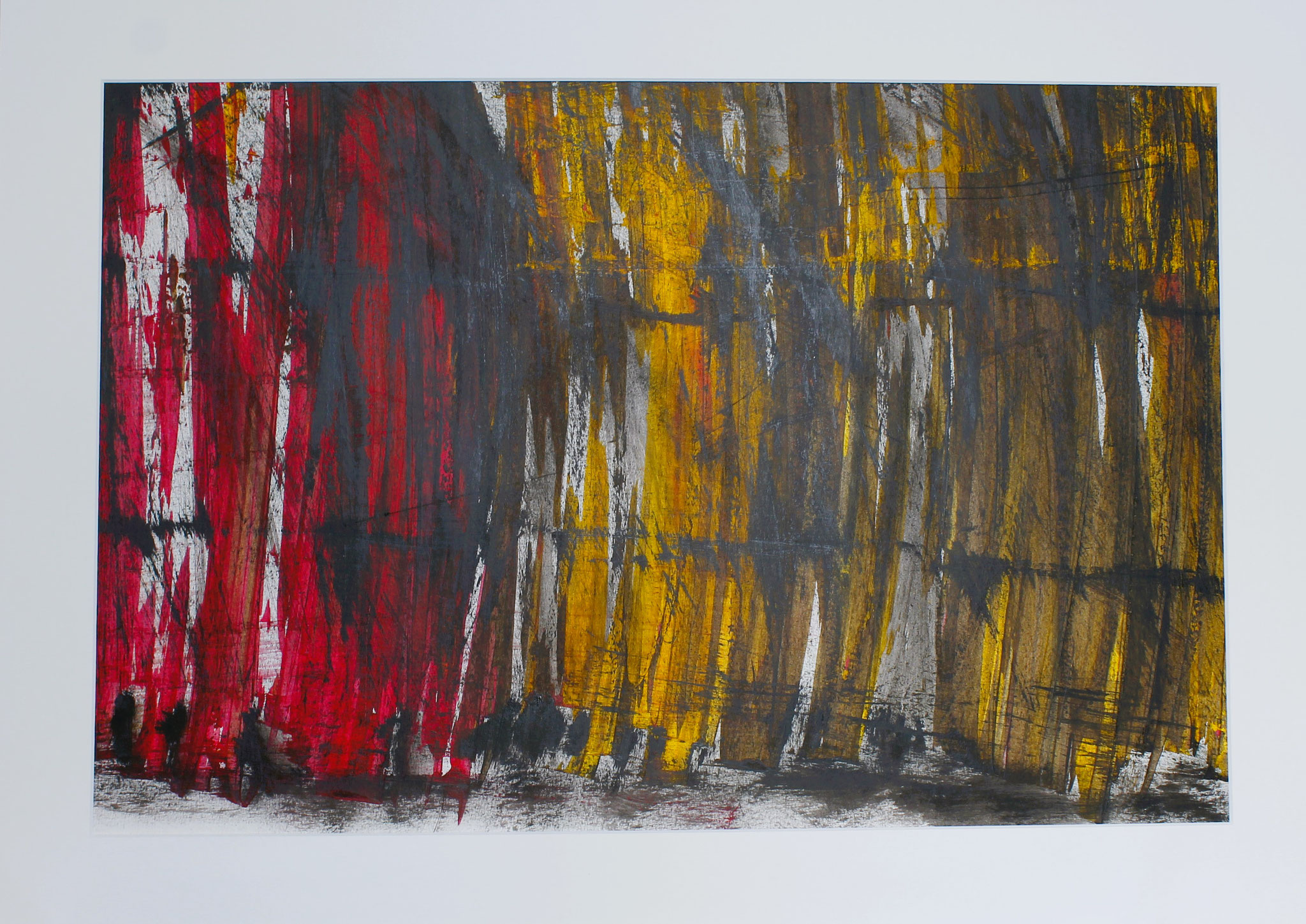 Acryl auf Papier, 70x50 aussen, 59x39 innen, 2012, 320,- €