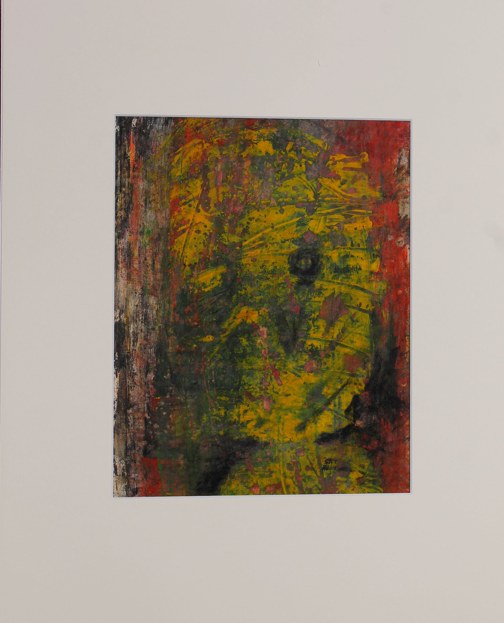 Acryl auf Papier, 40x50 aussen,23x29 innen, 2018, 240,-€
