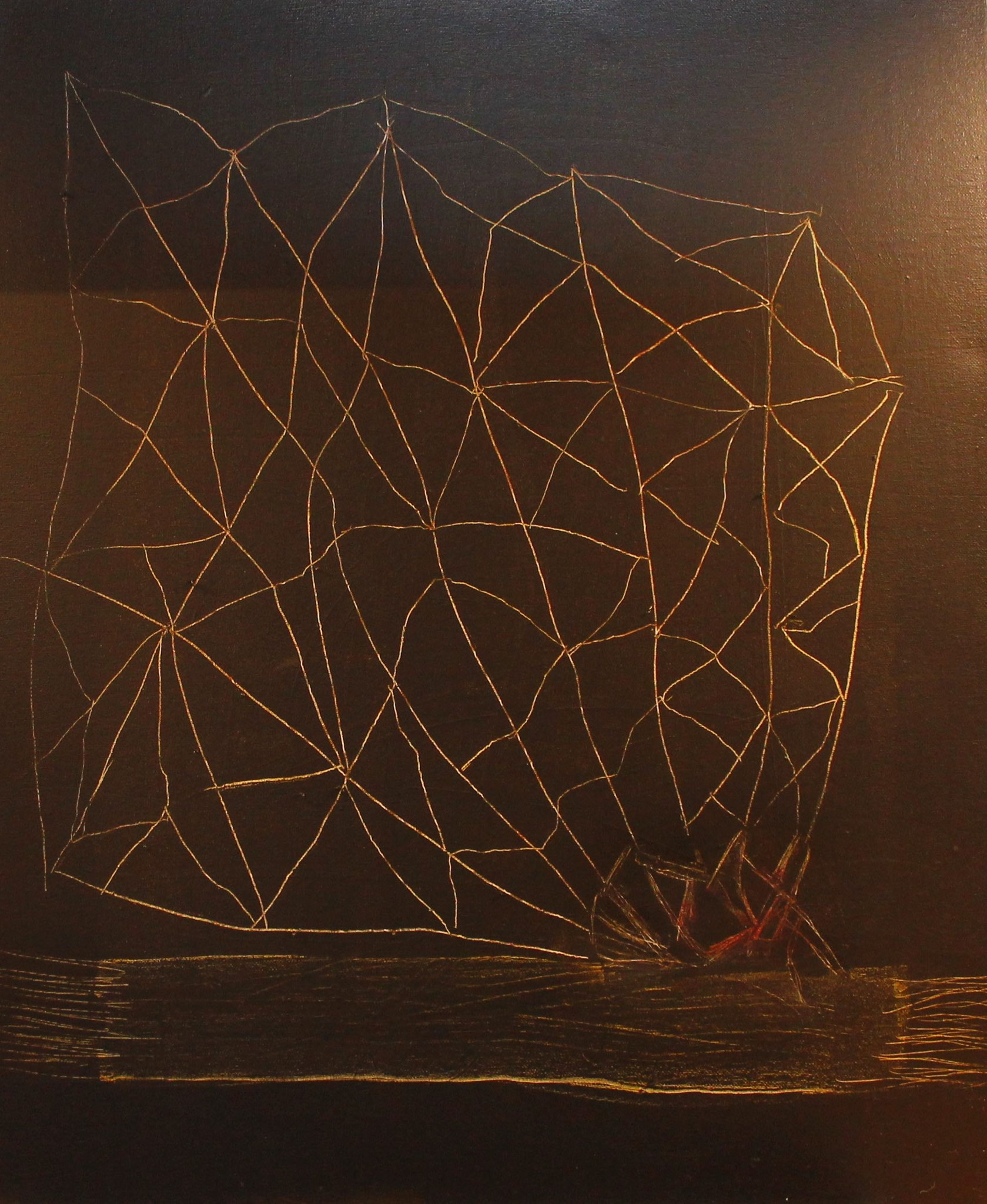 154 Acryl auf Leinwand 50x64 cm, 2022, 450€