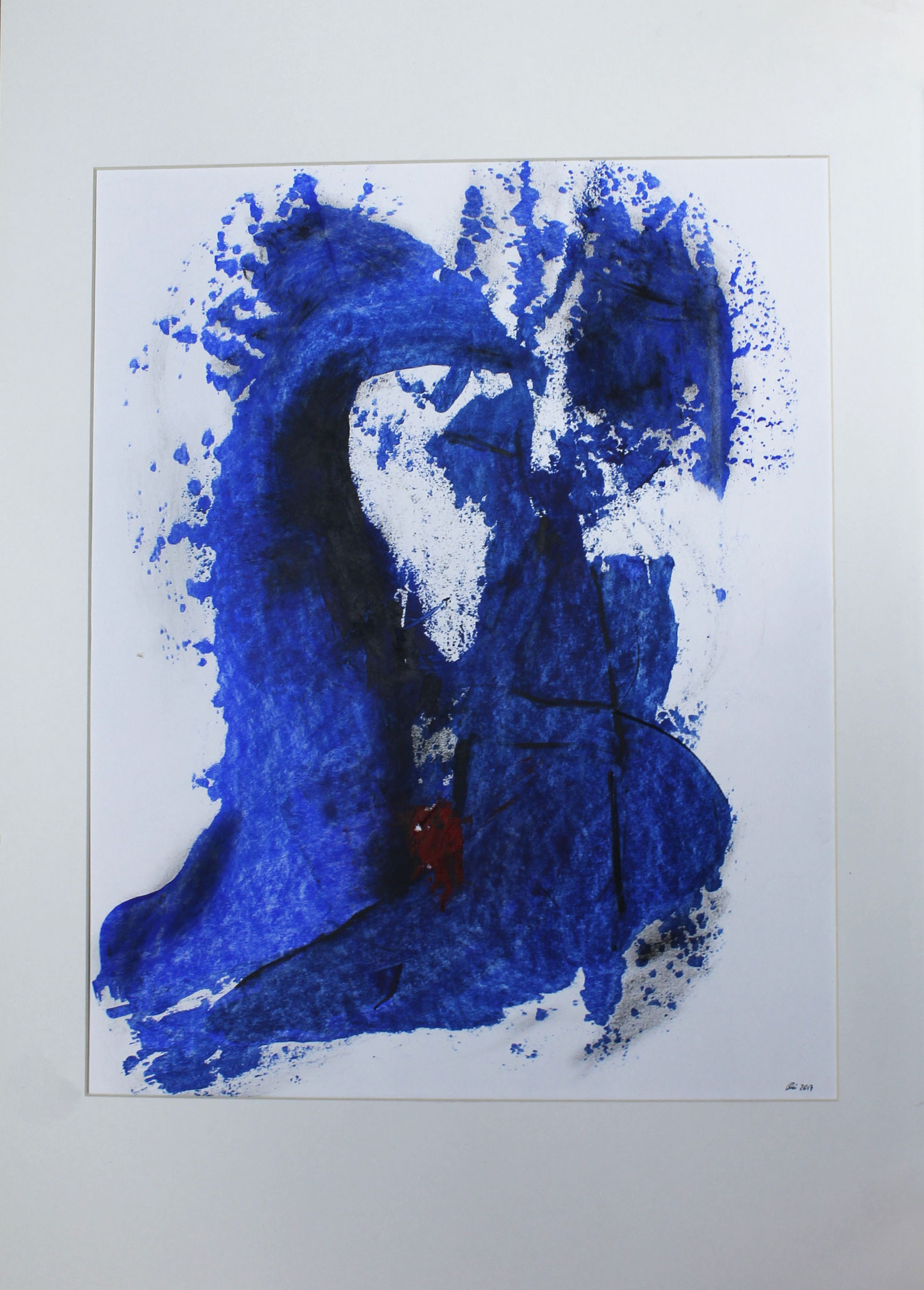 Acryl auf Papier, 50x70 aussen, 39x49 innen, 2017, 320,- €