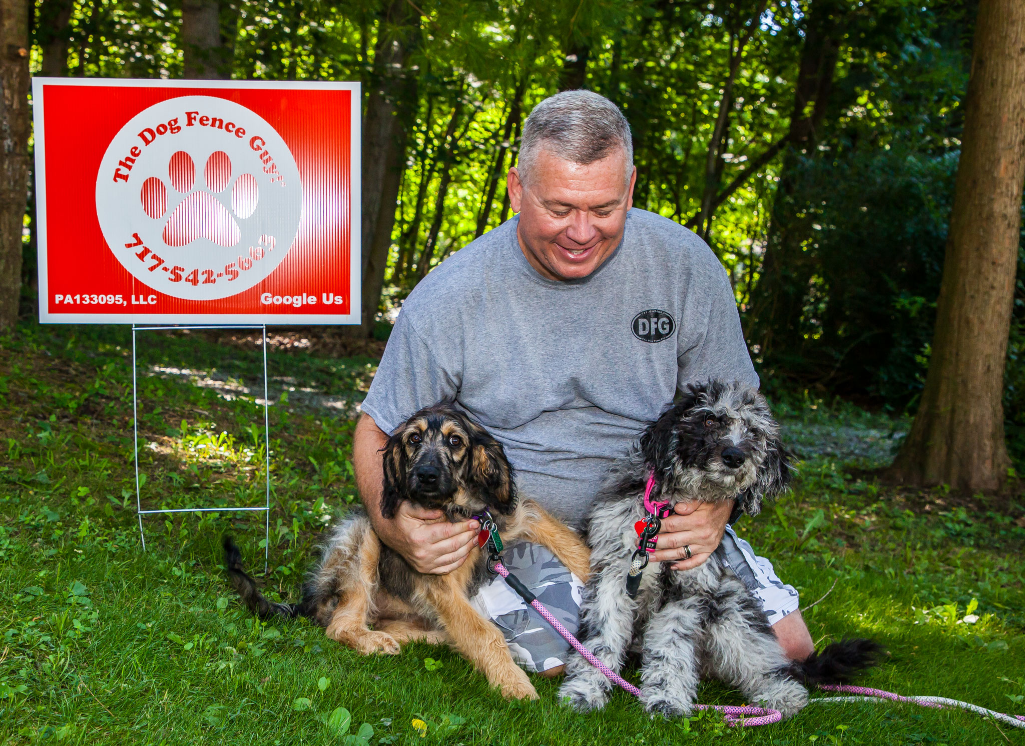 Photo Gallery Dog Fence Guy installs invisible type dog and pet fence