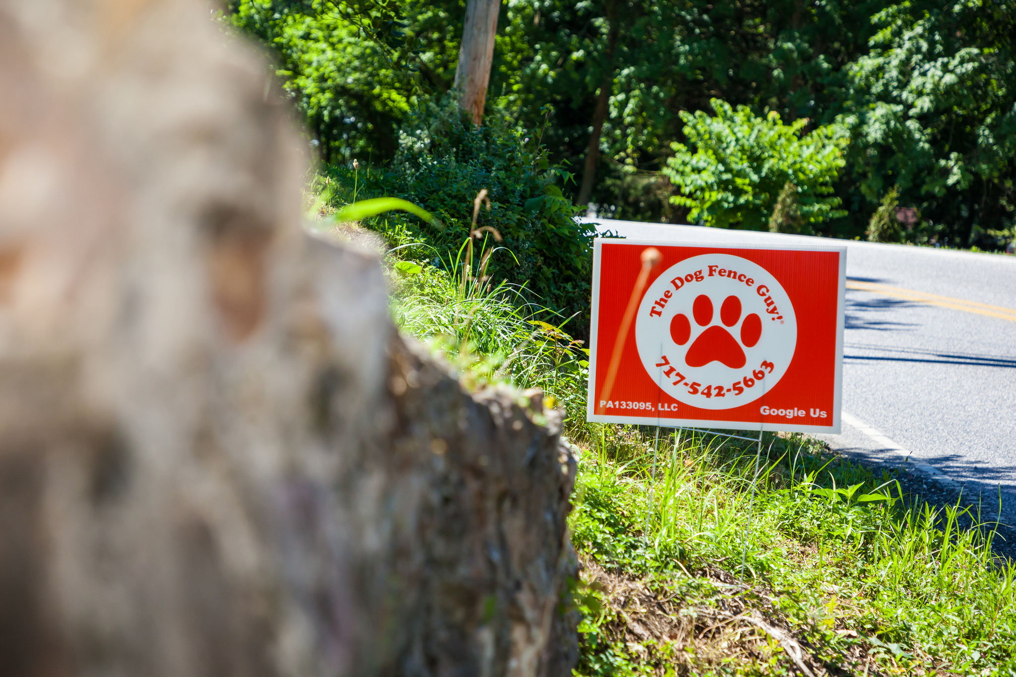 Photo Gallery Dog Fence Guy installs invisible type dog and pet fence
