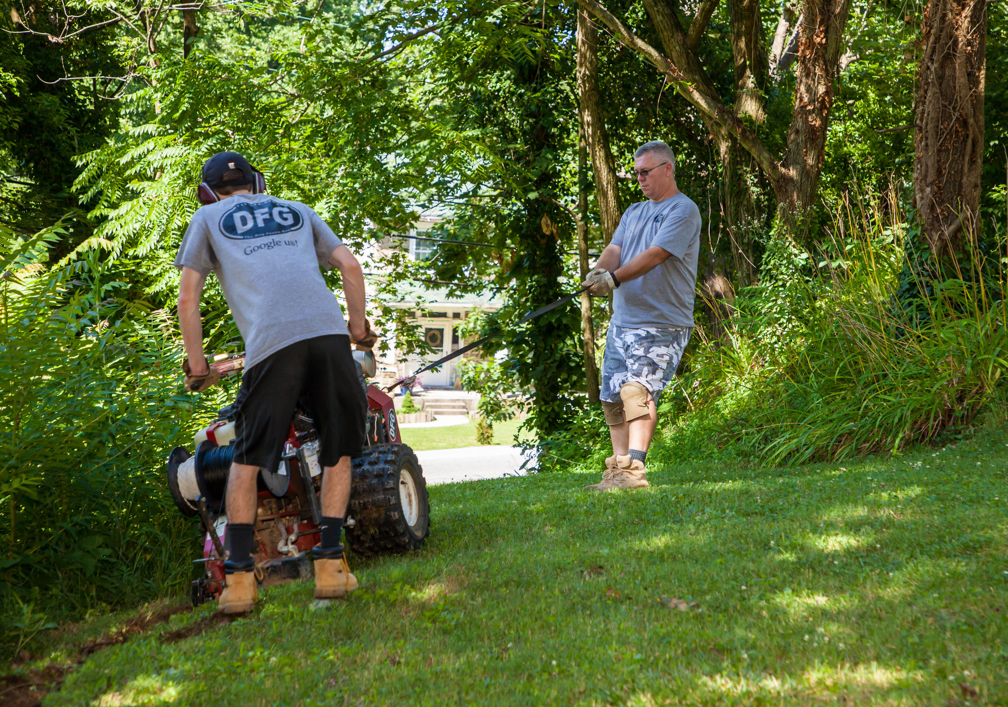 Photo Gallery Dog Fence Guy installs invisible type dog and pet fence