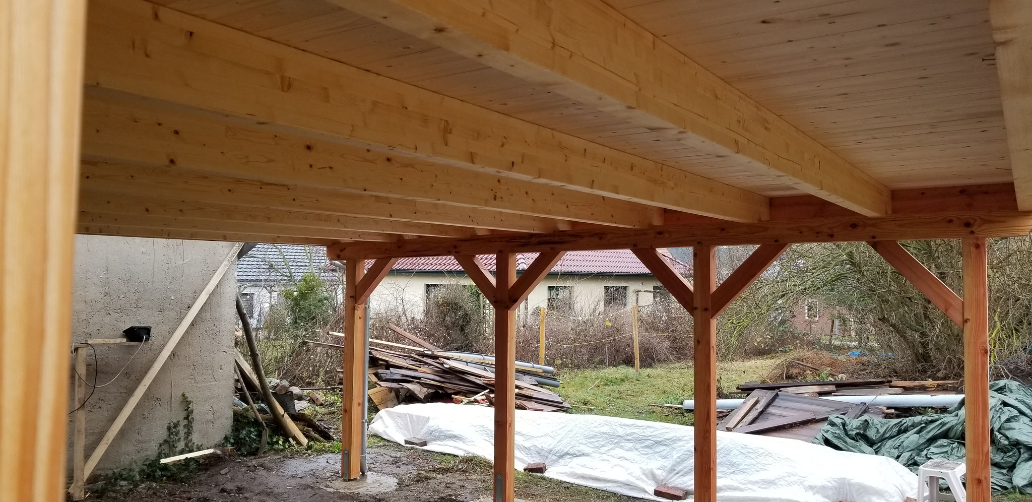 Bildergalerie Vordach, Balkon, Carport, Gartenhaus ...
