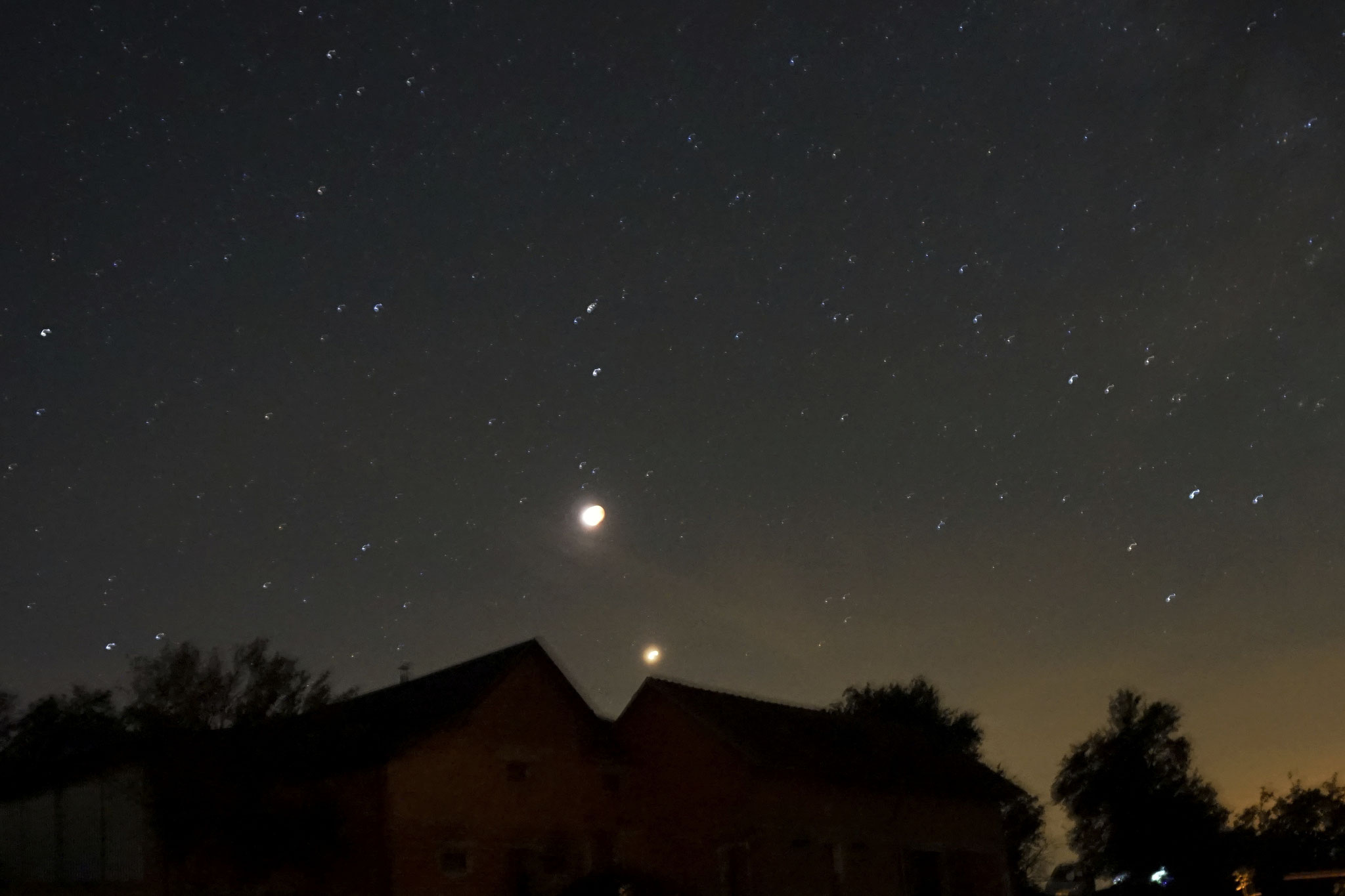 Mond und Mars 27.7.2018