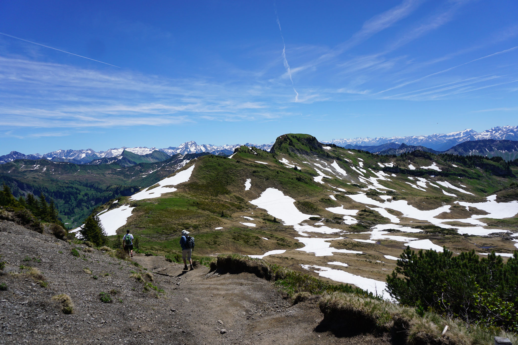 Blick vom hohen Freschen auf die Matona
