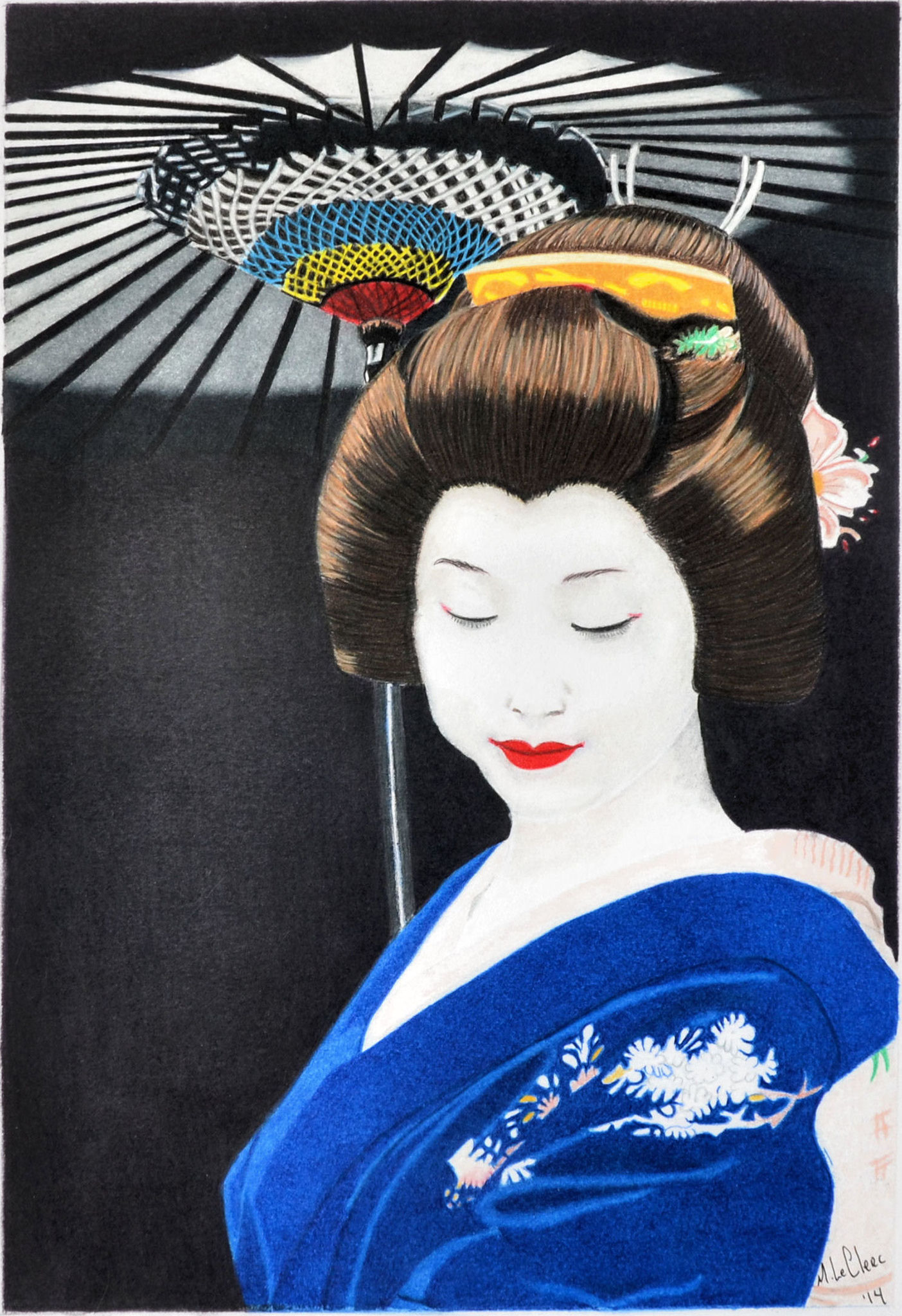 Keiko / D'après une photo de James Disley avec son autorisation.