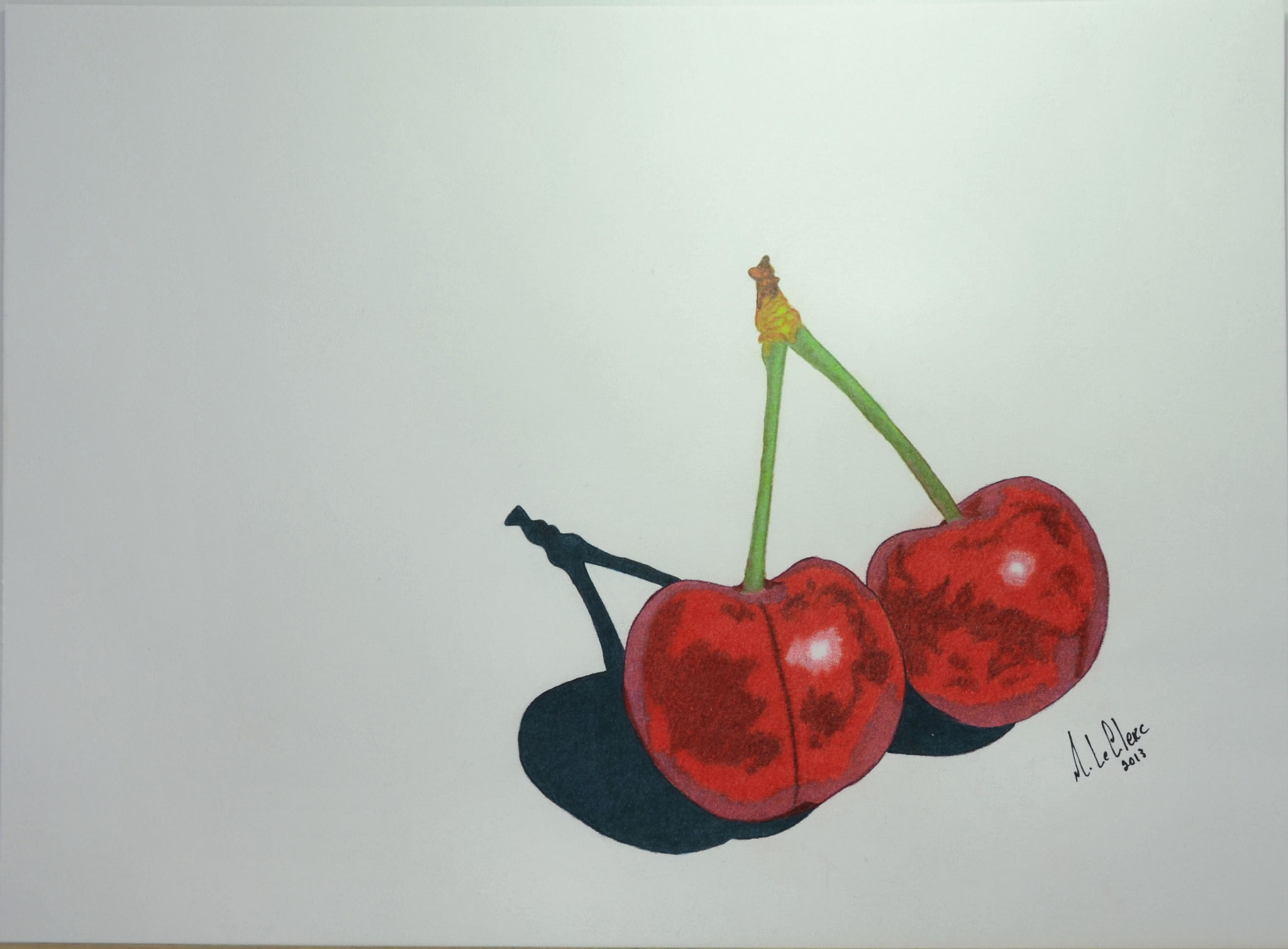Les cerises - Vendu