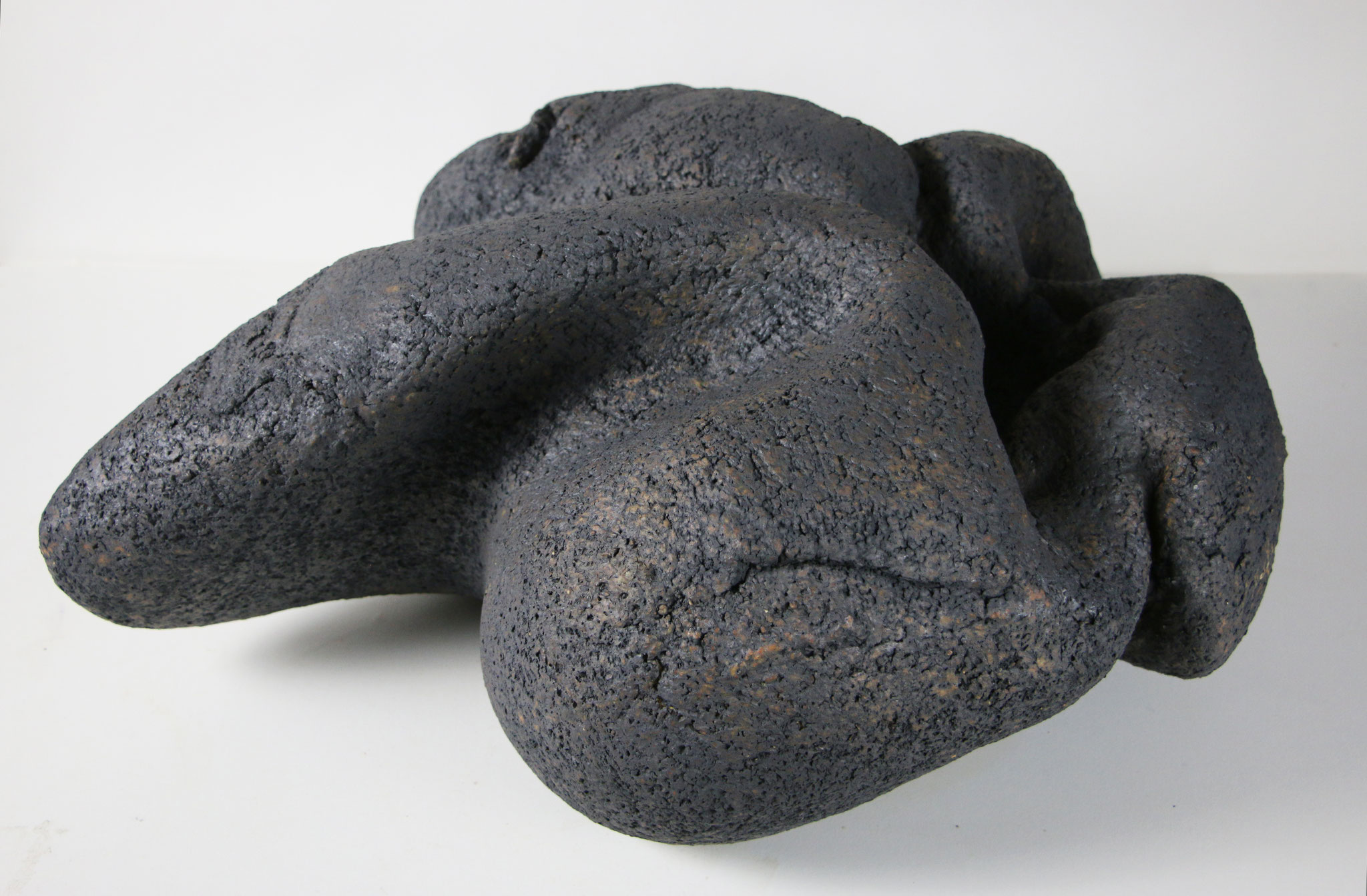Eclosion 5, grès et oxydes - 80X62X29 cm