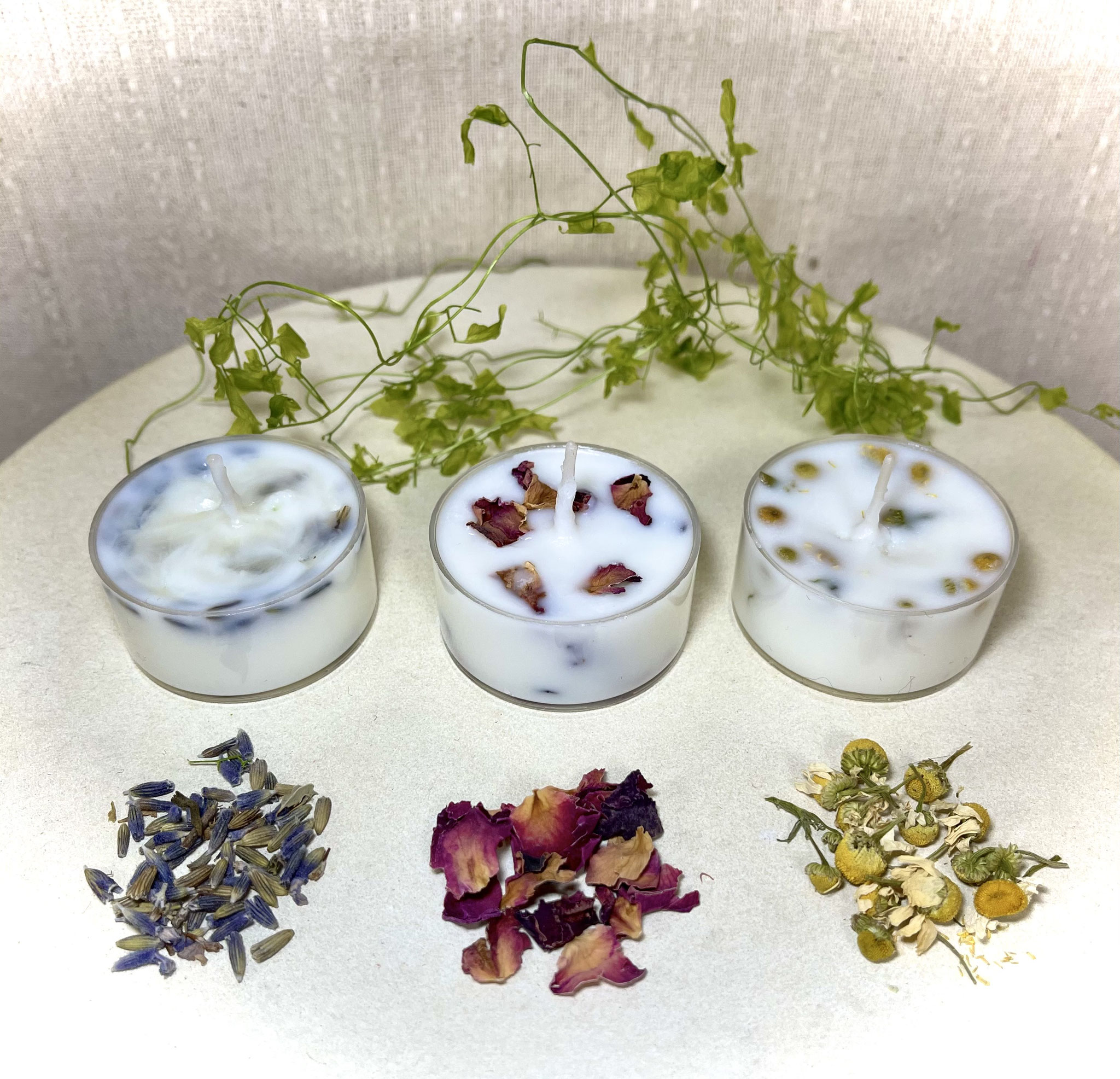 11. Botanical Tea Light candle