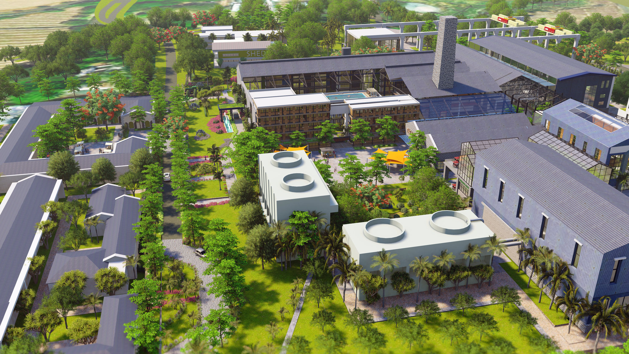 ANAHITA : nouvelle résidence haut de gamme de villas DEMERA the Factory par jinvesty votre agence immobilière île Maurice