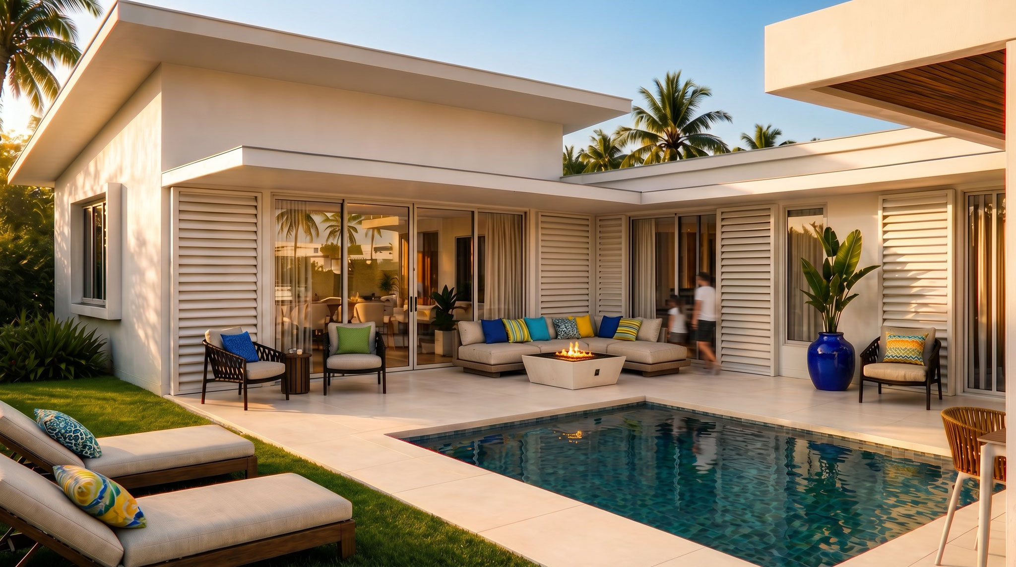 Nouveau programme exclusif Jinvesty de villa de luxe île Maurice LAELIA PDS trou au biches pied dans l'eau