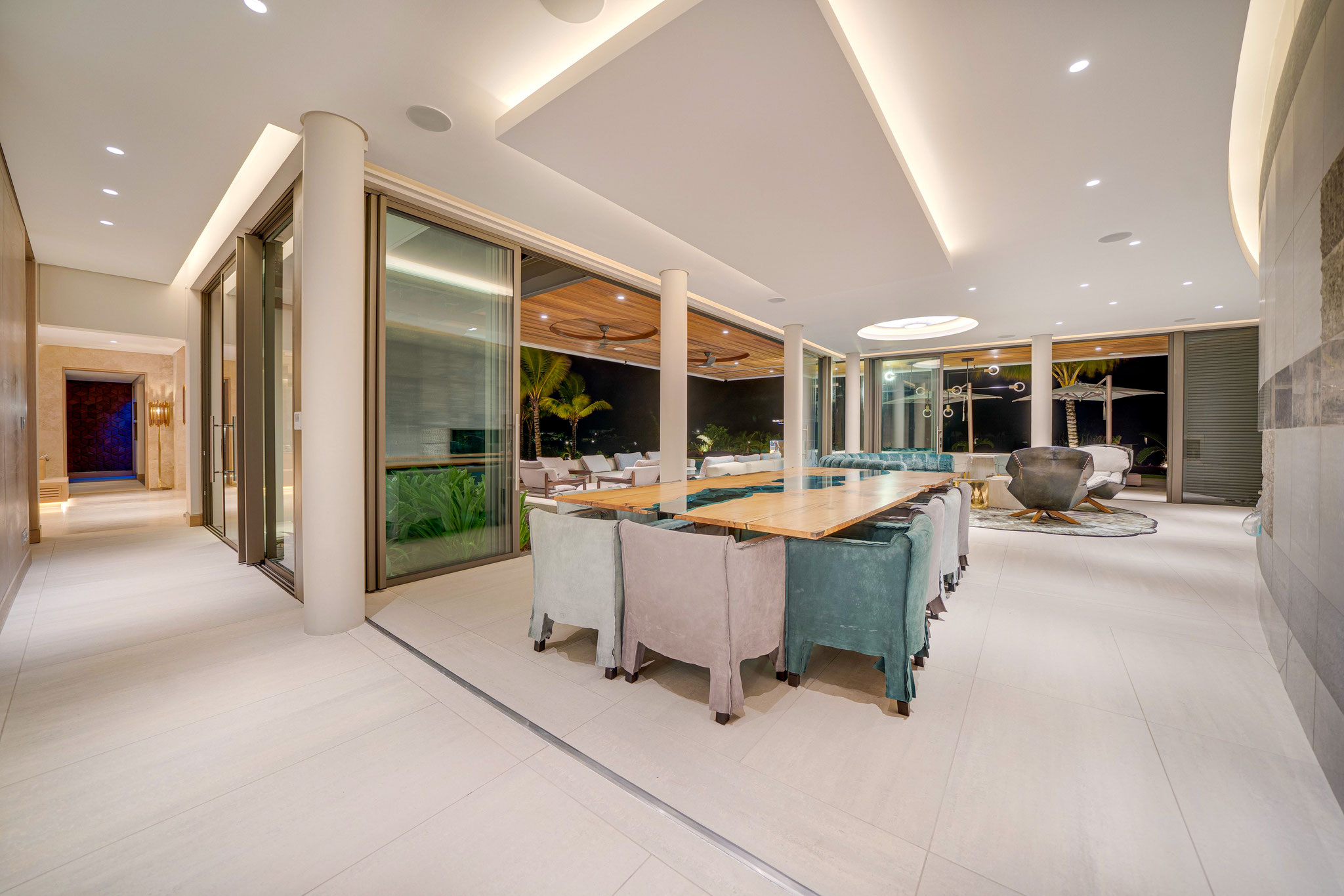 IMMOBILIER en VILLA DE LUXE ILE MAURICE à ANAHITA GOLF 18 TROUS VILLA VUE MER 5 chambres en suite par JINVESTY ILE MAURICE