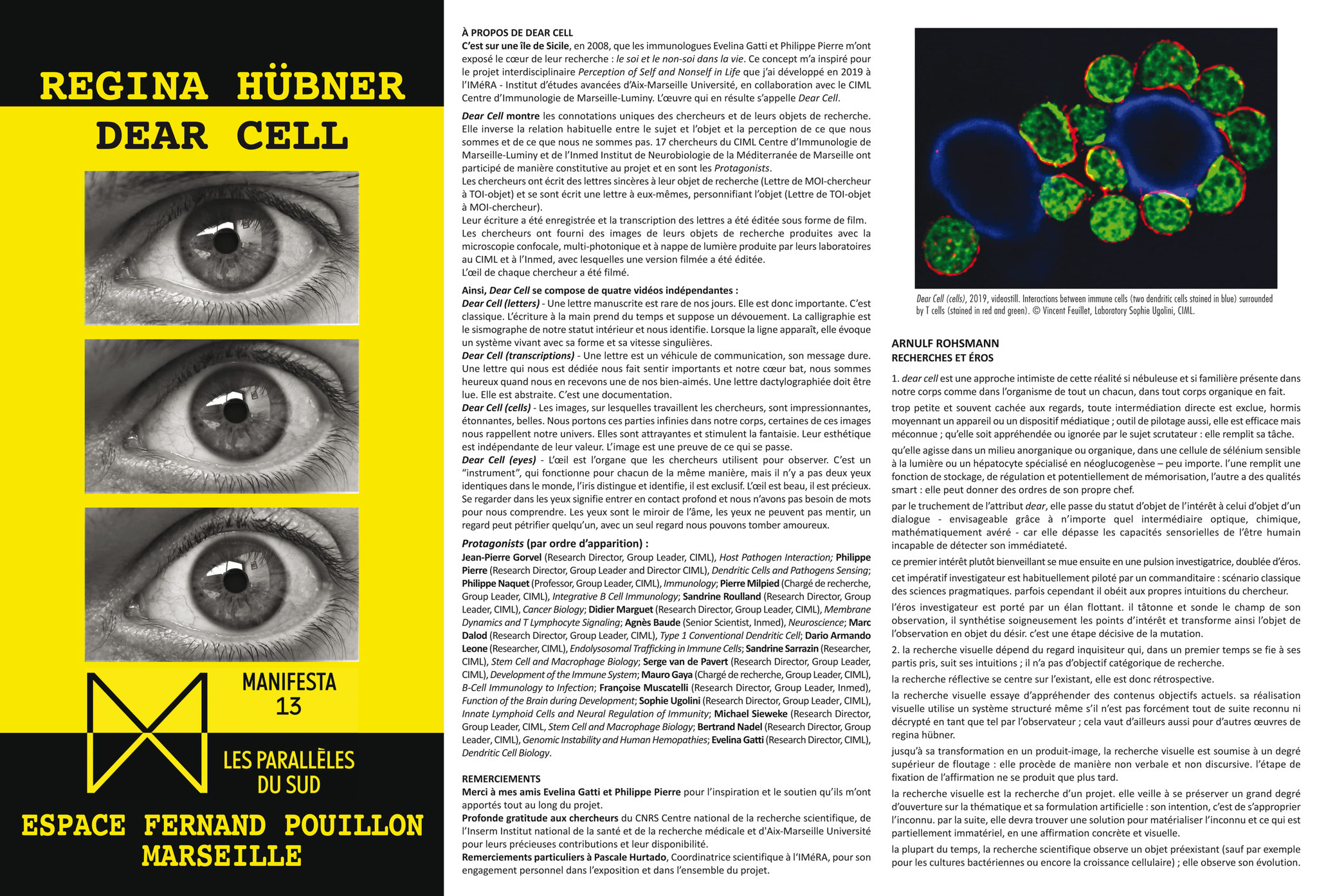 MANIFESTA 13 - Regina Hübner - Dear Cell 