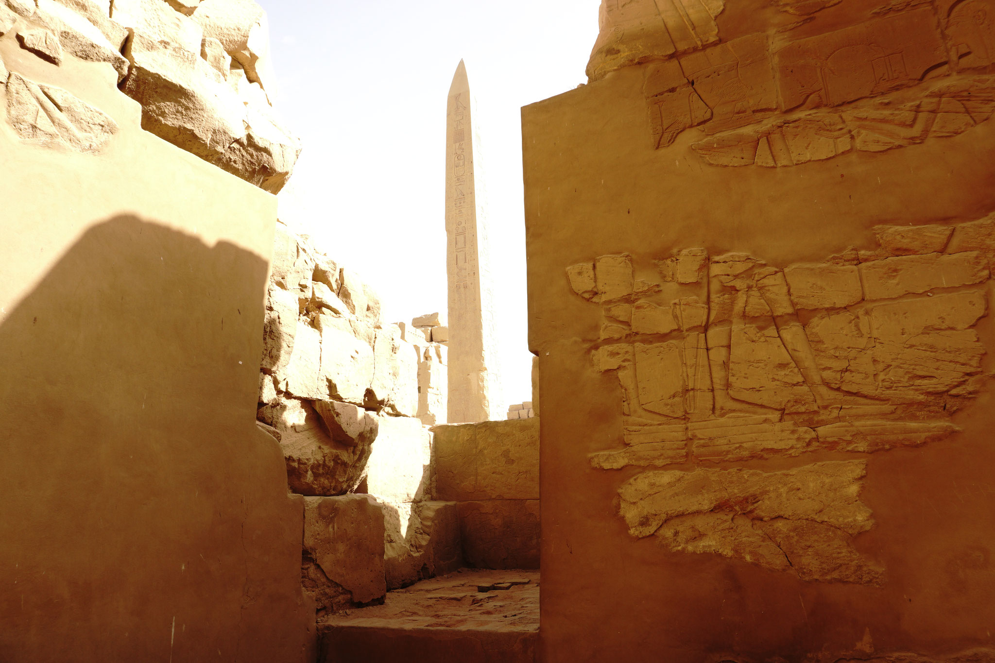 Im Karnak-Tempel in Luxor