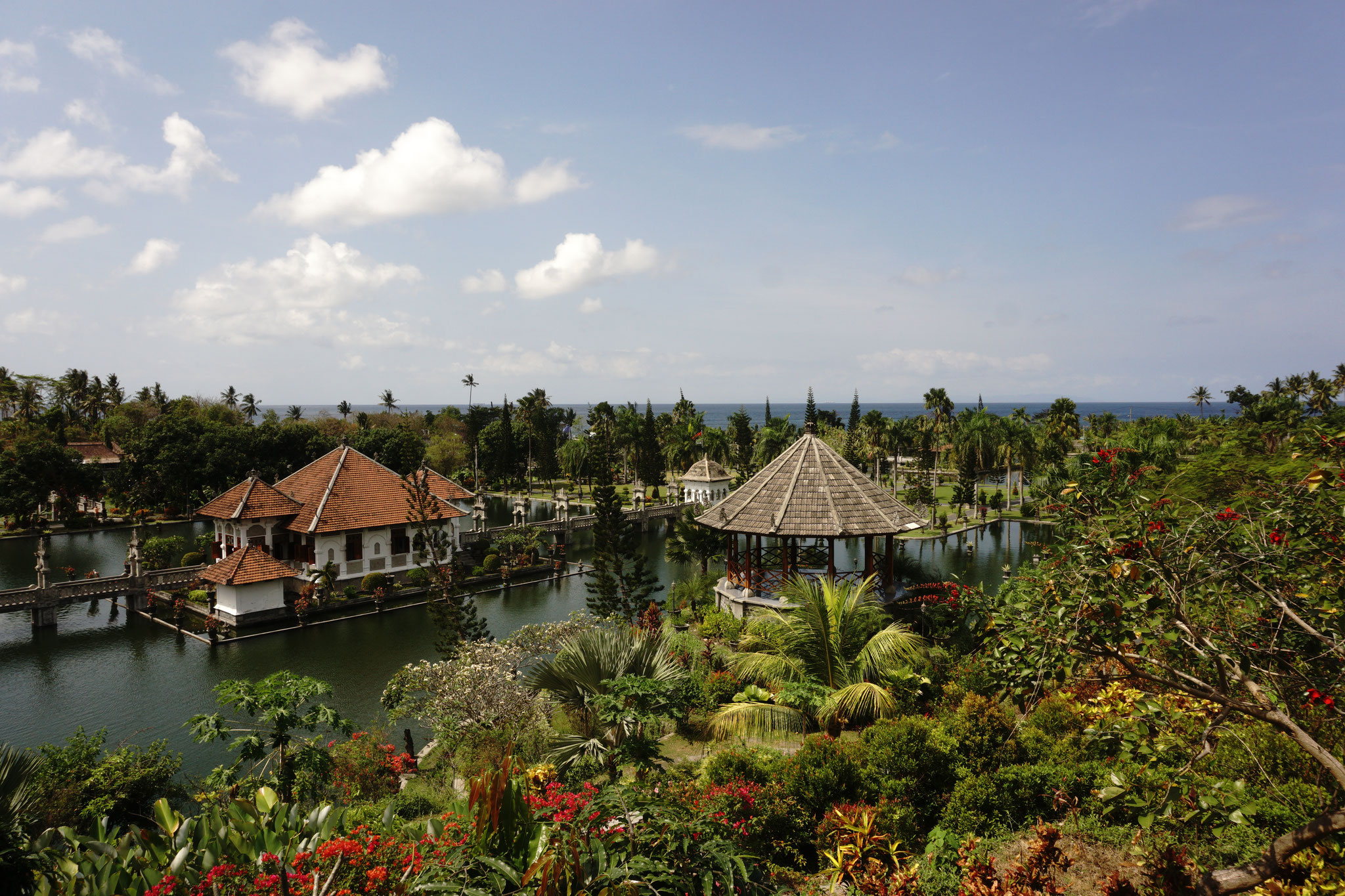 Der Komplex des Wasserpalastes auf Bali