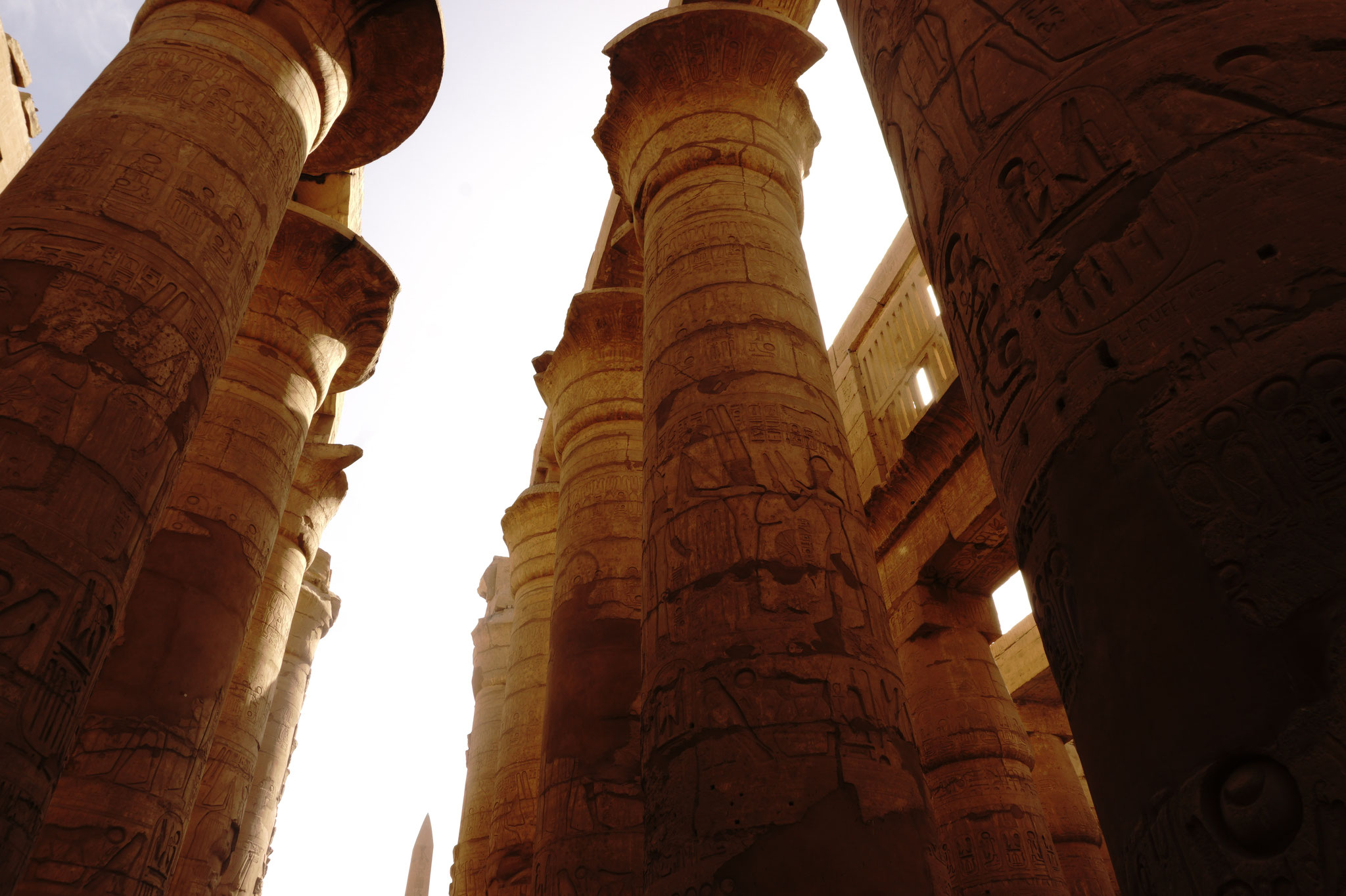 Im Karnak-Tempel in Luxor