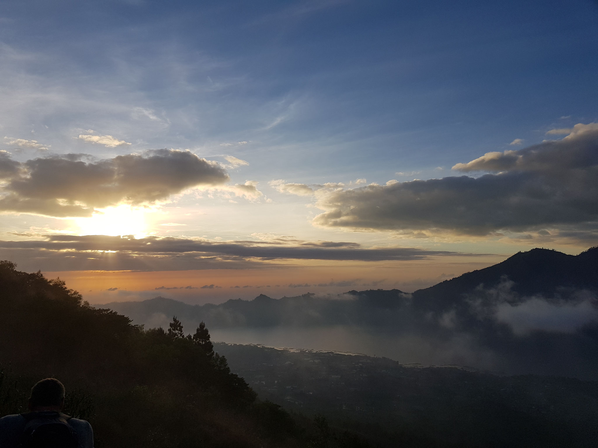 Der Ausblick vom Mount Batur