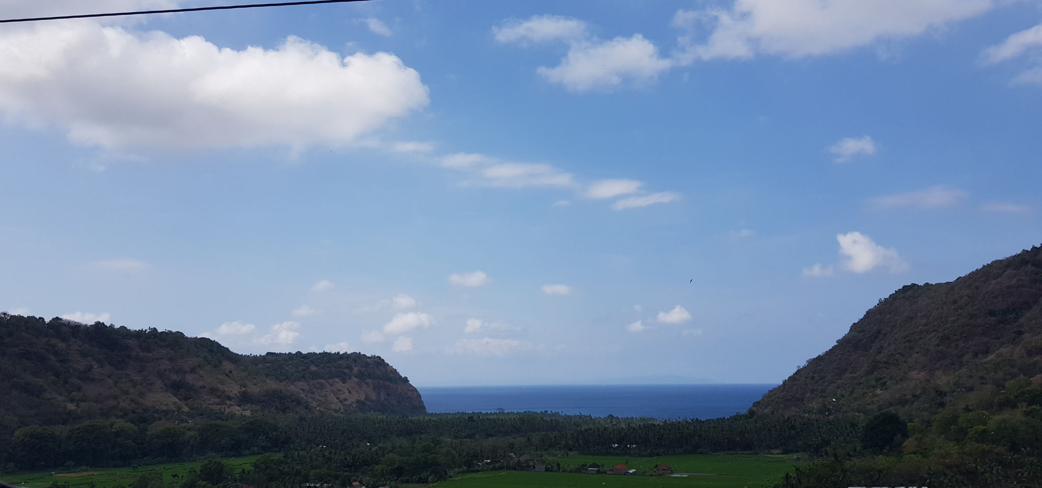 Ein Aussichtspunkt auf Bali