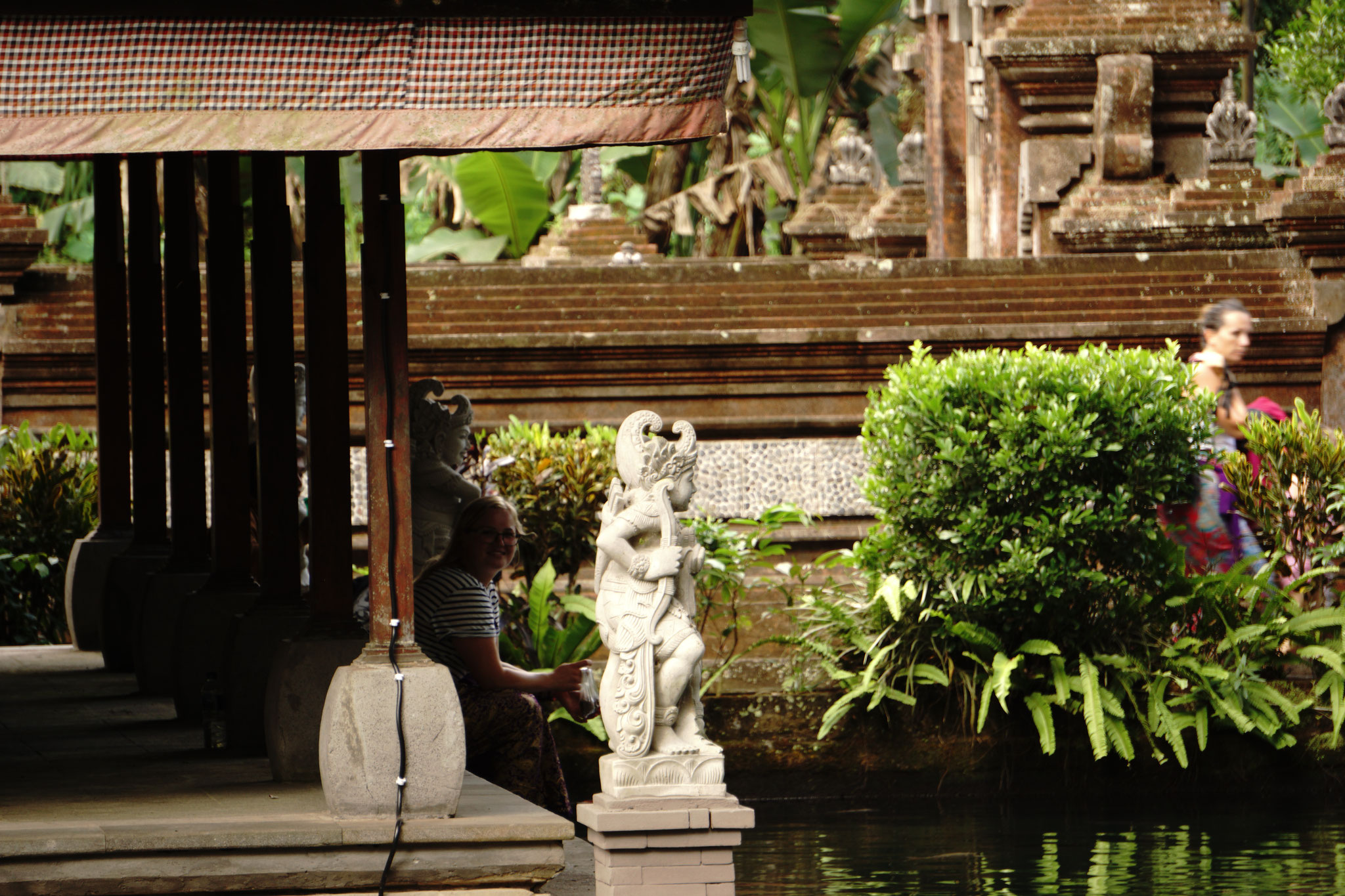 Die Geister-Statuen des Wassertempel "Gunung Kawi Sebatu"