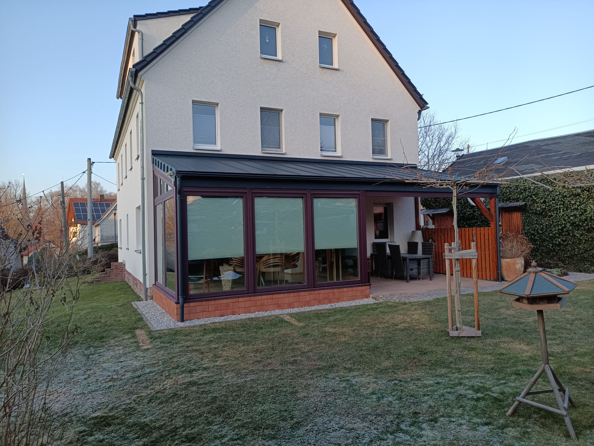 Wintergarten saniert mit Aufdachdämmung