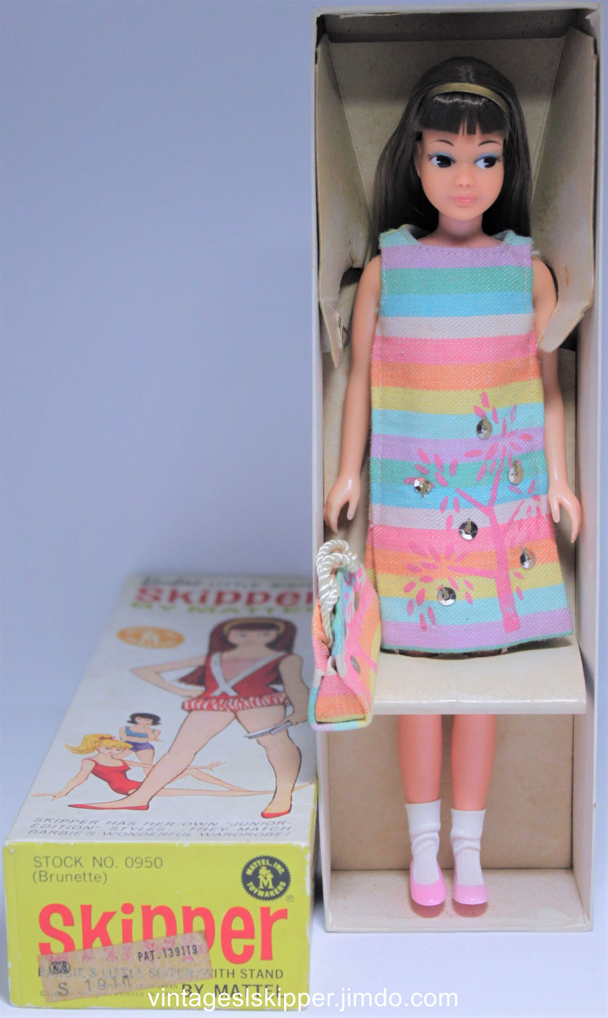 Poupée Skipper Vintage Barbie édition Japonaise - Boîte D'origine - Années 60 - Mattel