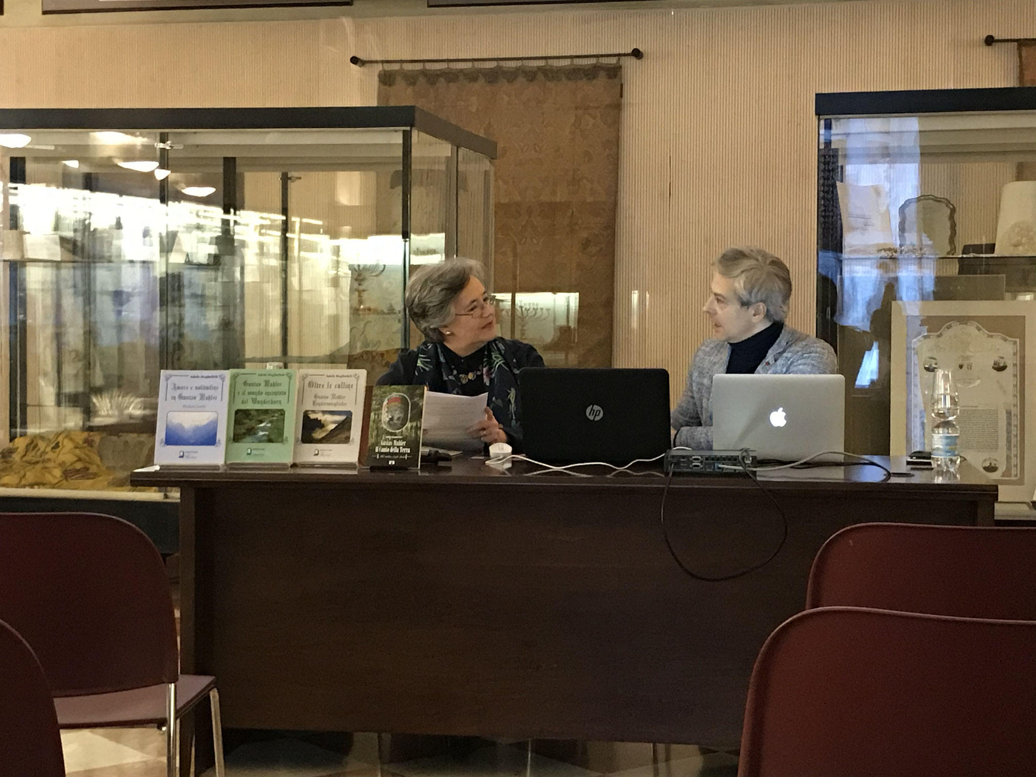 Con Nicola Guerini, Museo Ebraico, Padova