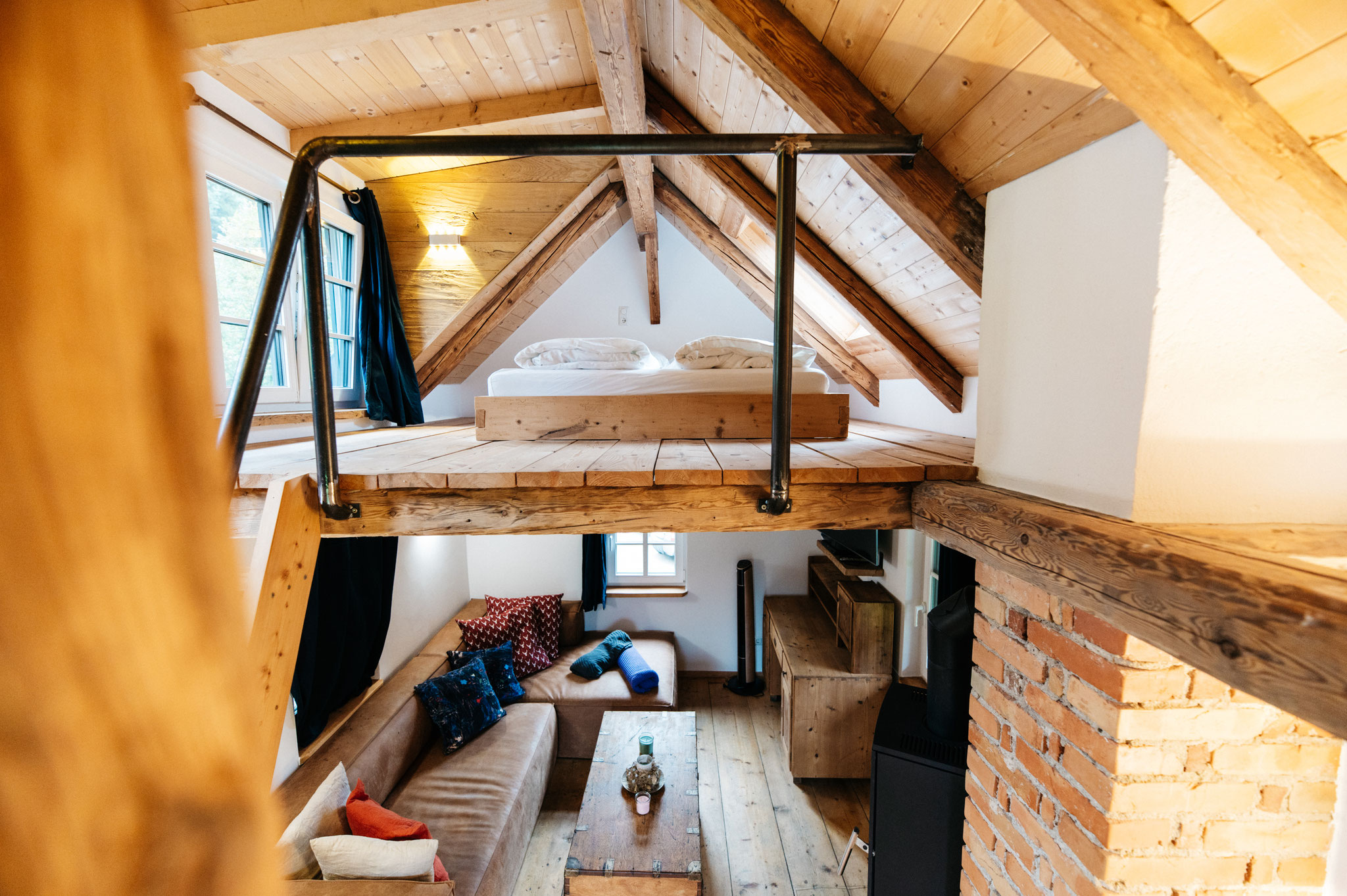 Schlafzimmer und Wohnzimmer Tiny House