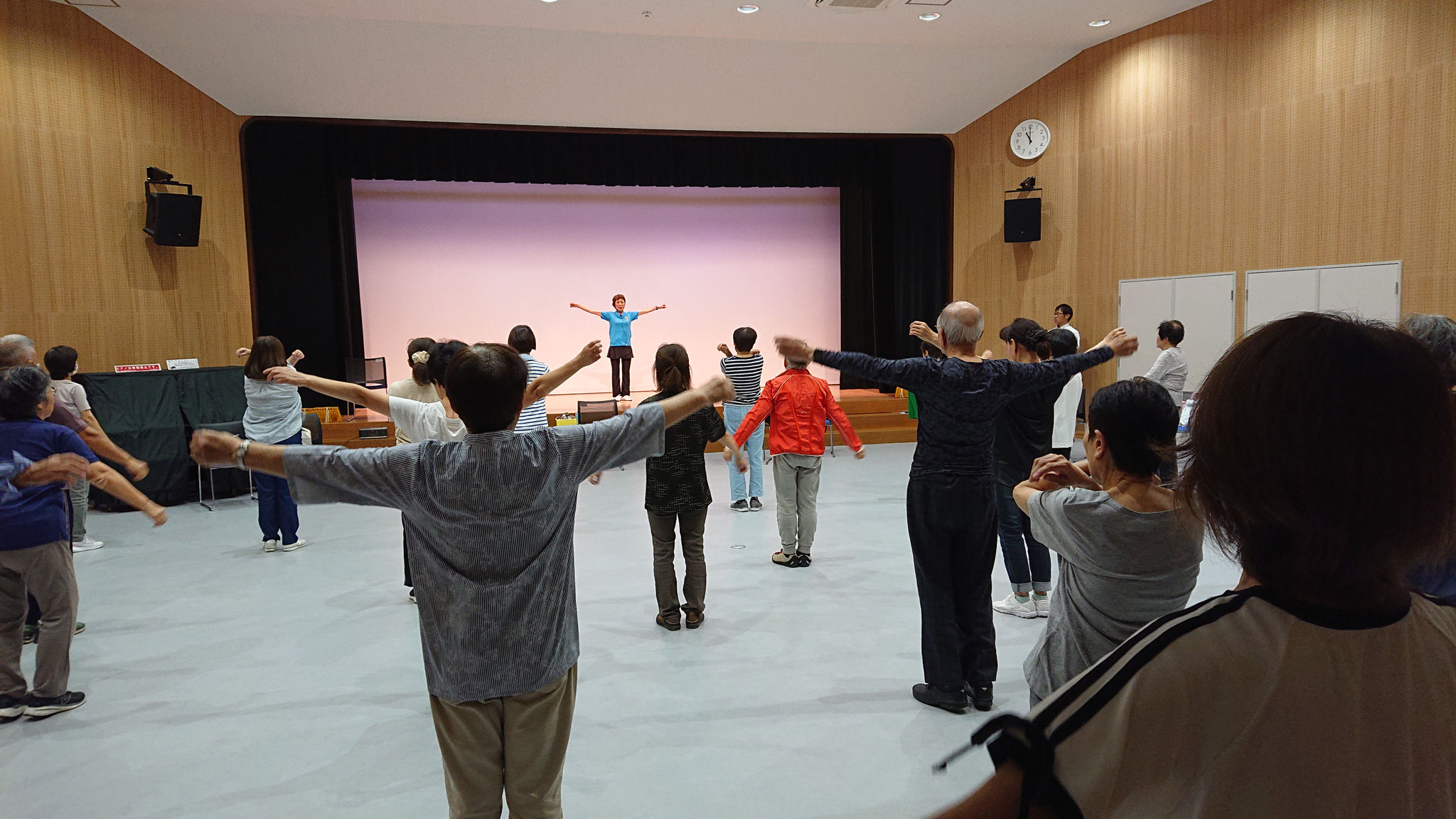 2024/9/24　三田地区ふれあい活動推進協議会＆健康推進員　健康体操