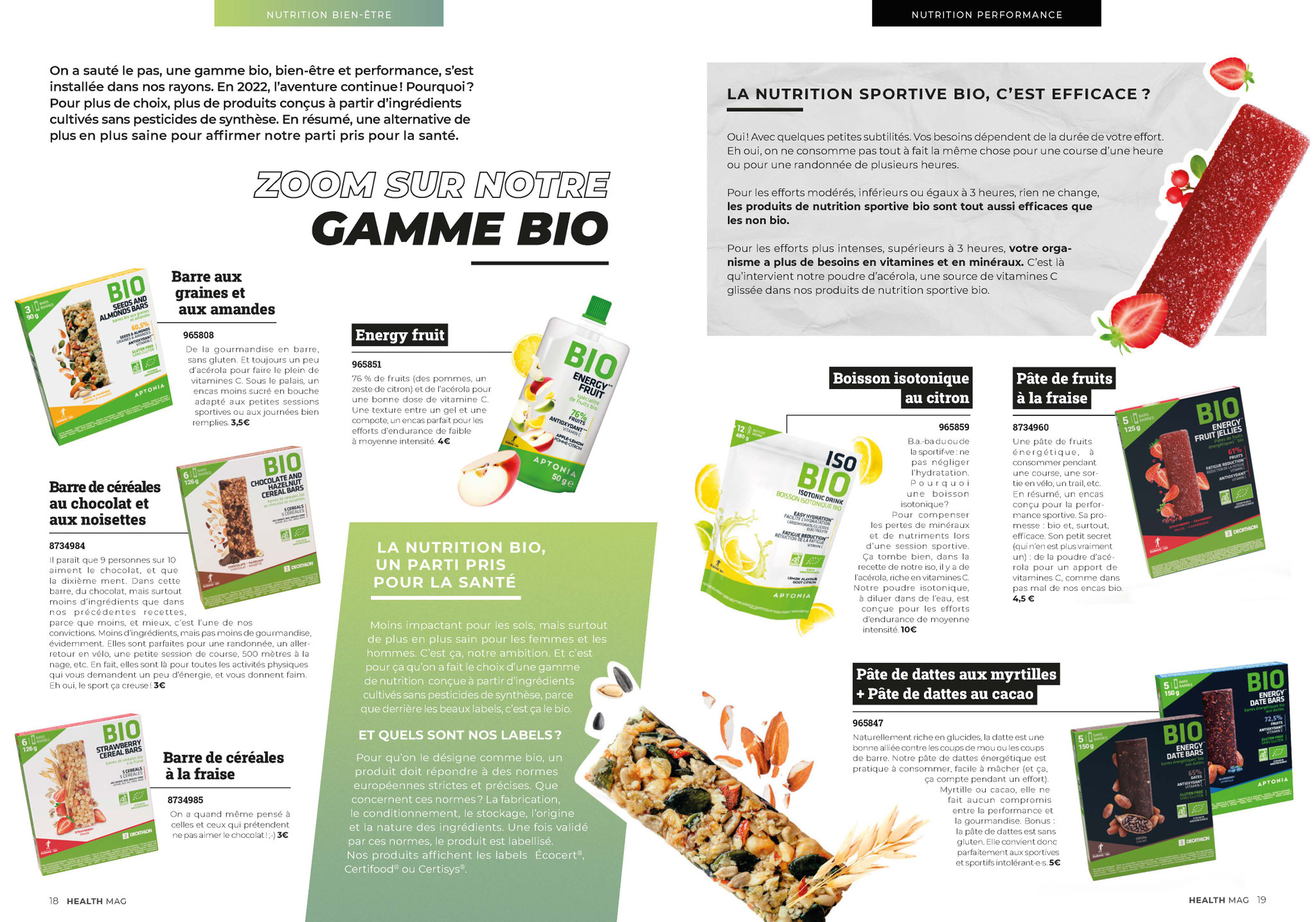 Health'Mag - Magazine interne Decathlon Nutrition & Soin 2022