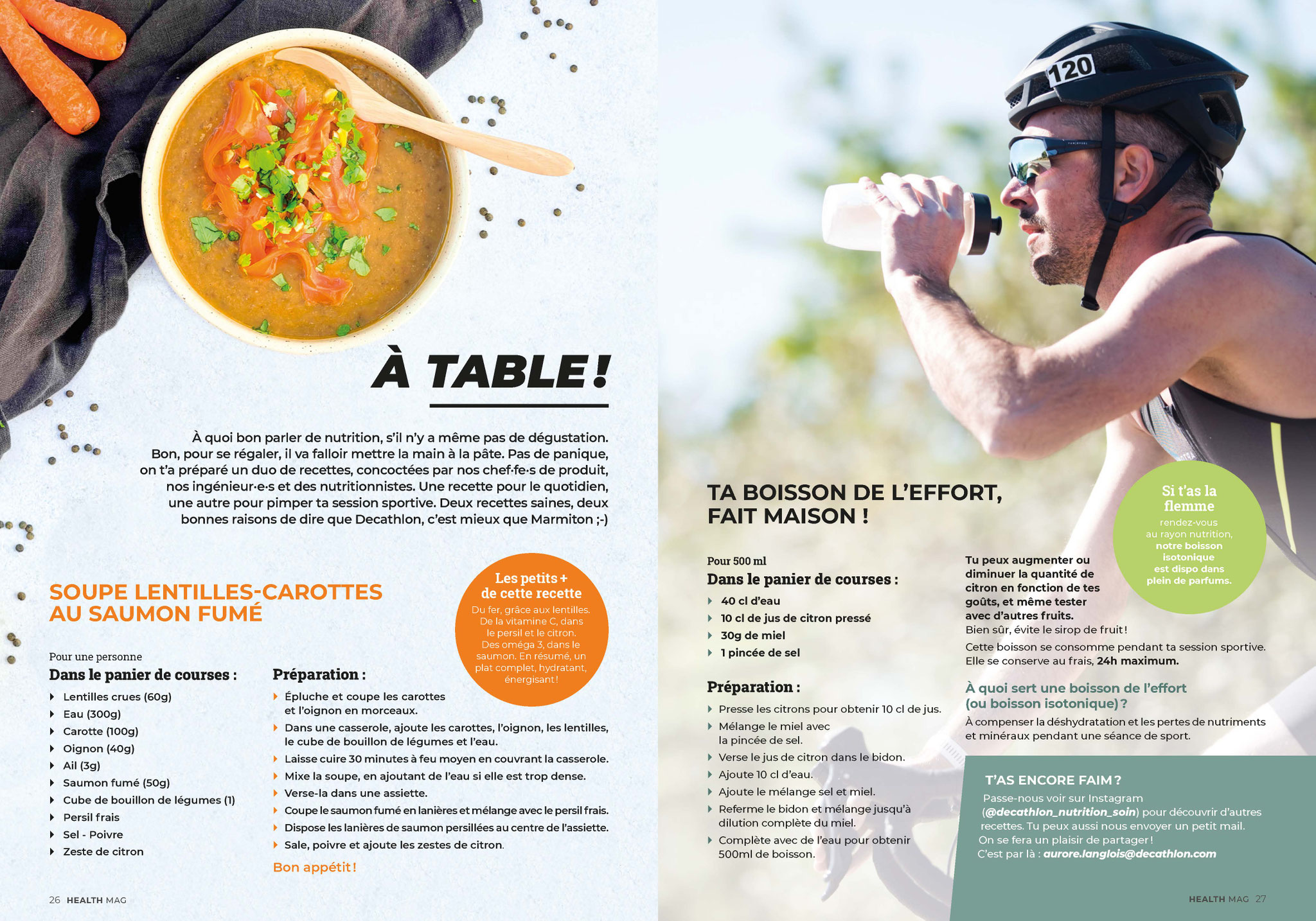 Health'Mag - Magazine interne Decathlon Nutrition & Soin 2022