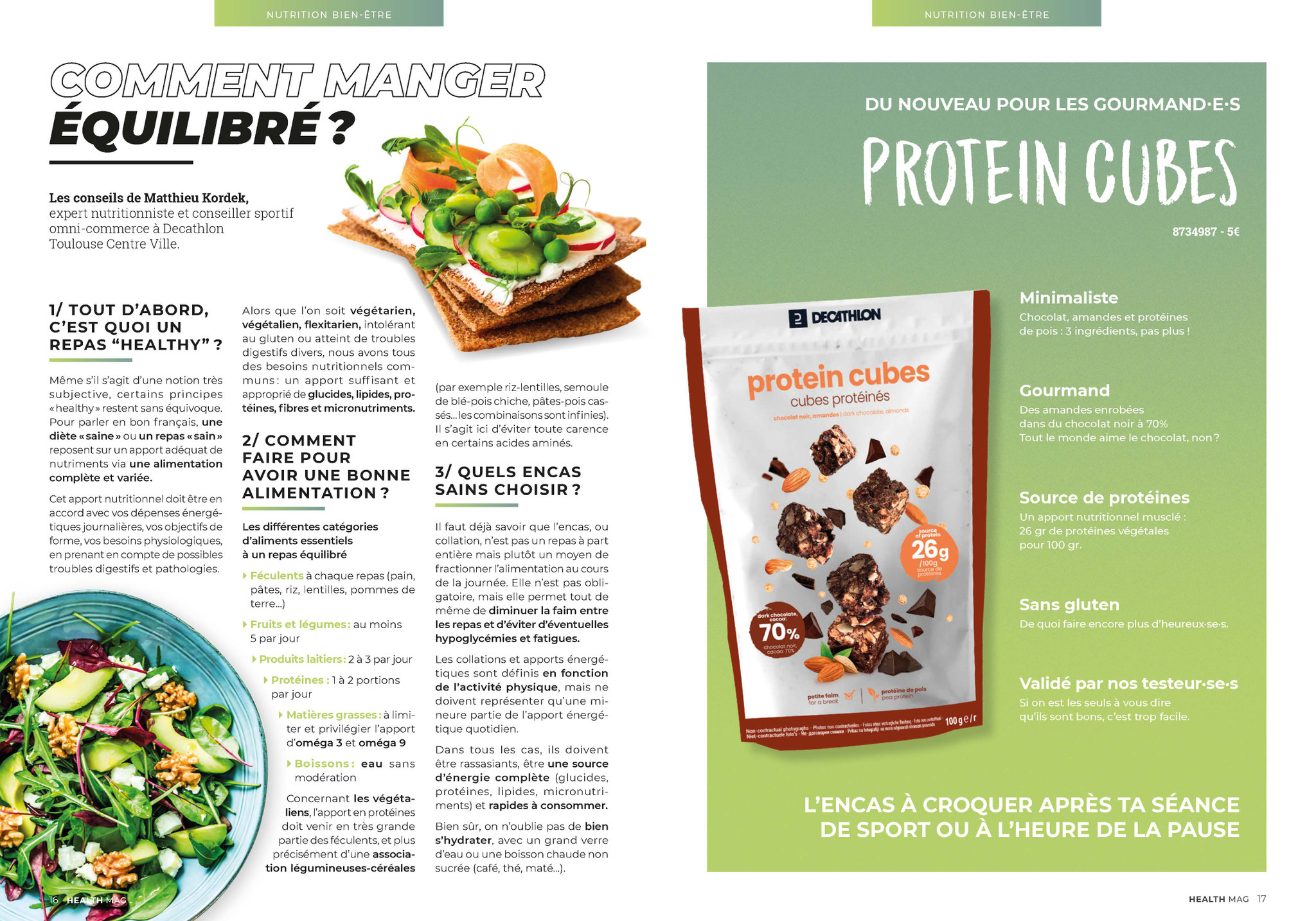 Health'Mag - Magazine interne Decathlon Nutrition & Soin 2022